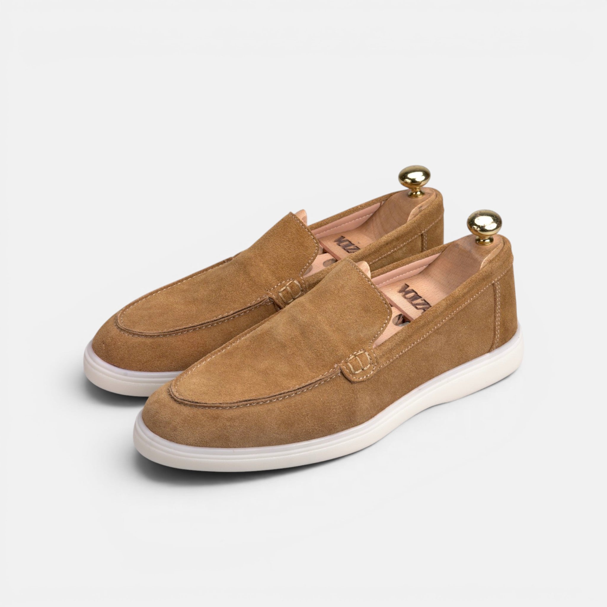 Volzak 713 Mocassin en daim Camel