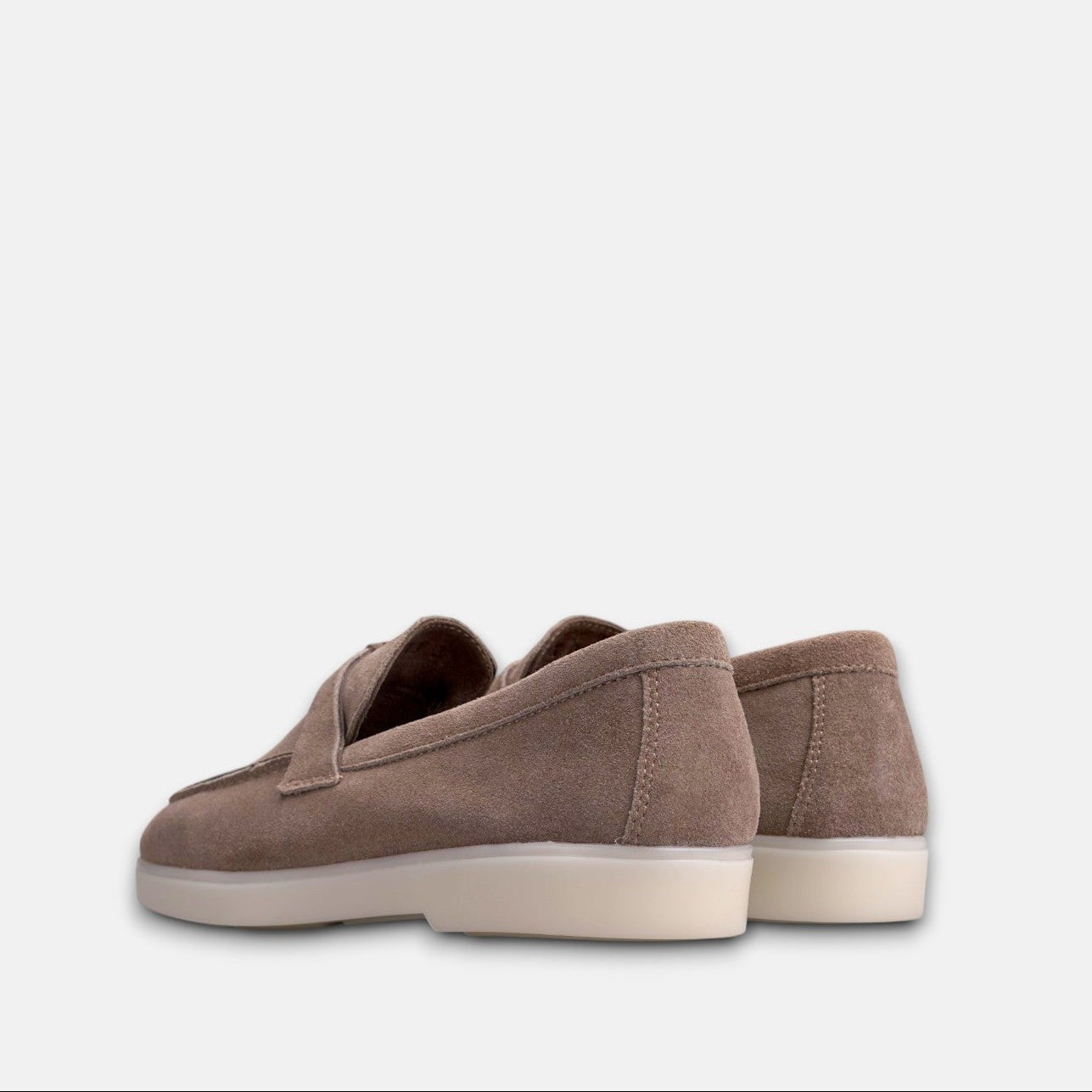 Volzak 279 Mocassin en daim Taupe