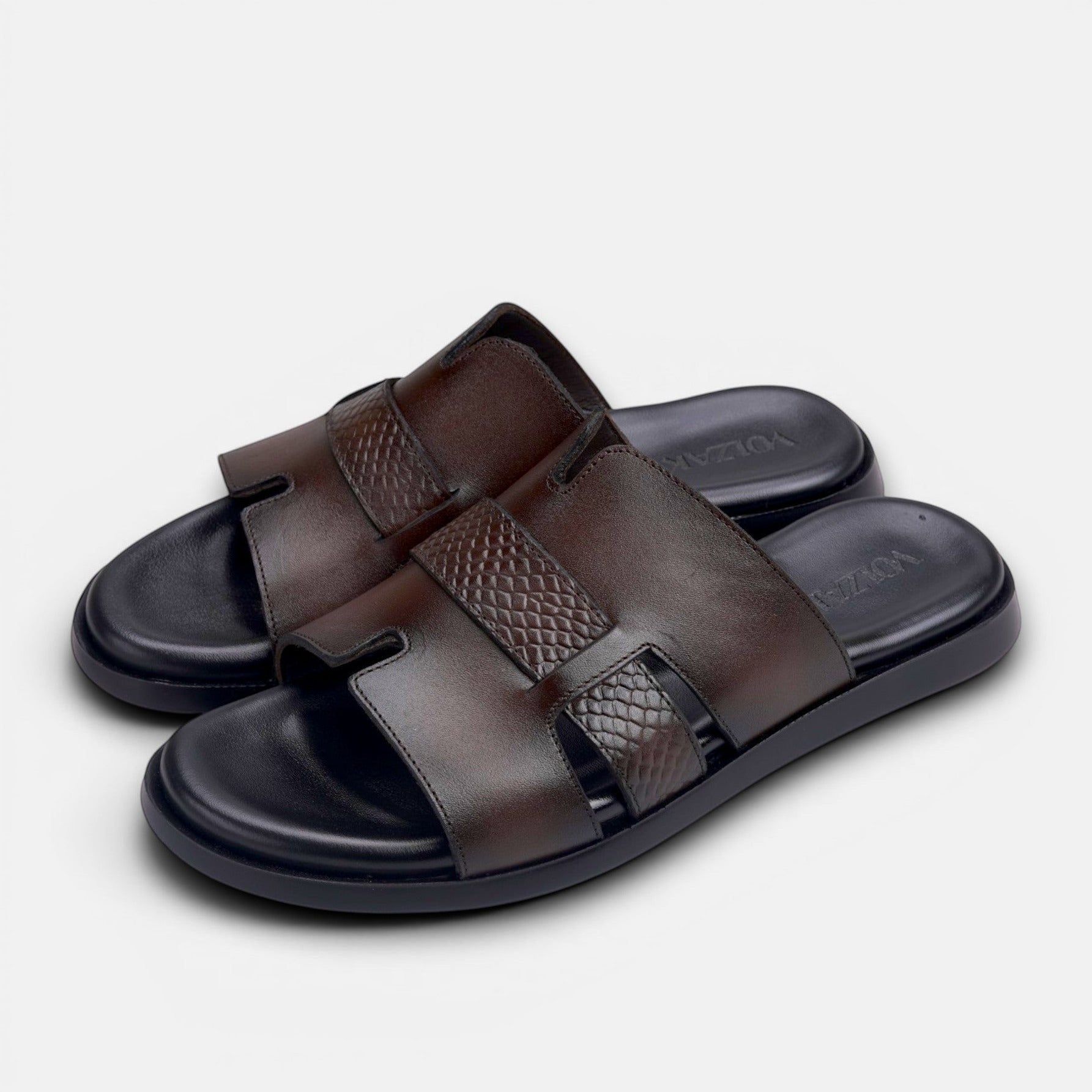 Volzak 5427 Sandale en cuir Marron