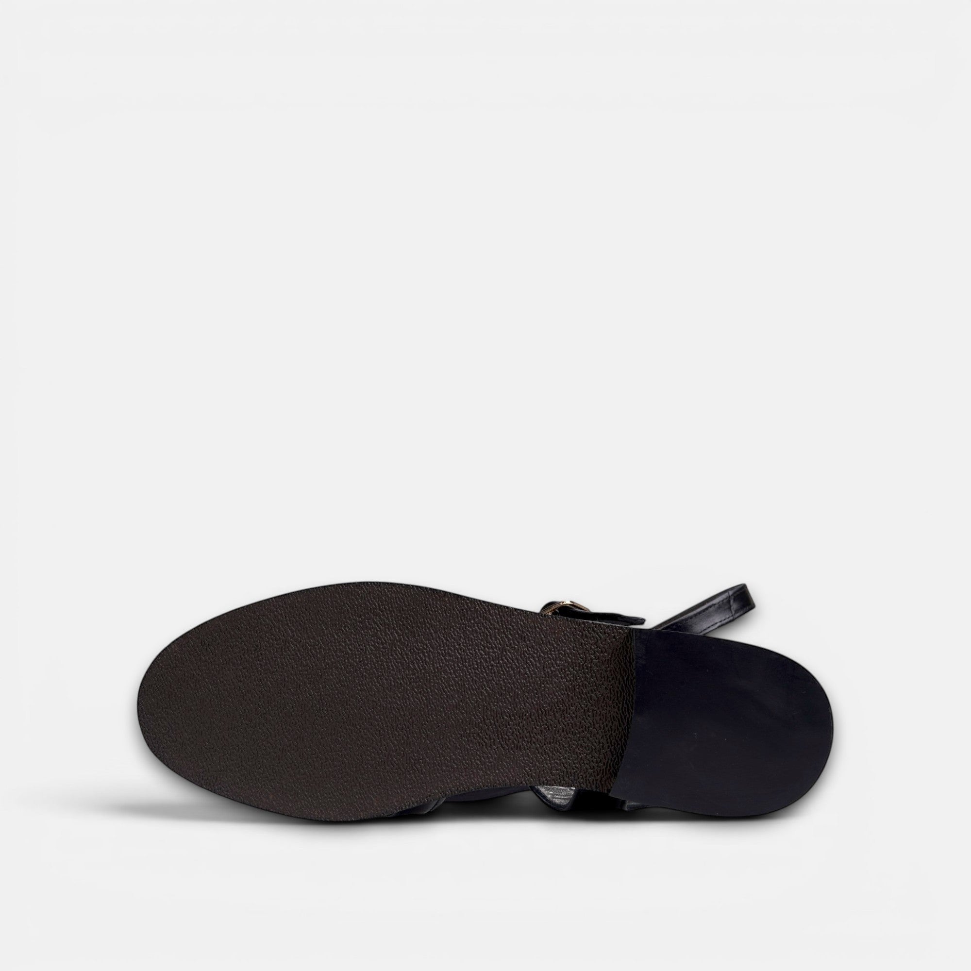 Volzak 982 Sandale en cuir Noir