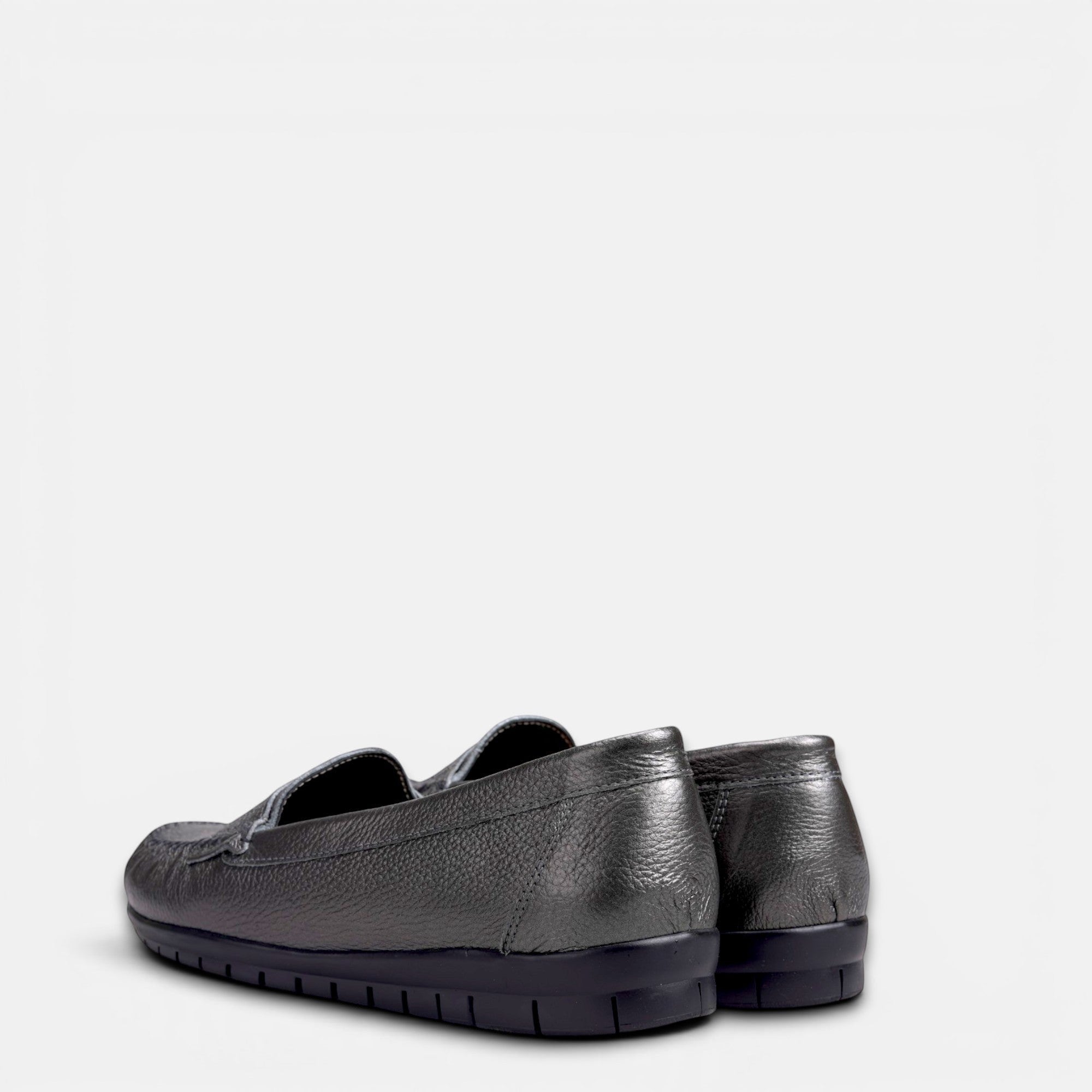 Volzak 897 Mocassin en cuir Argenté