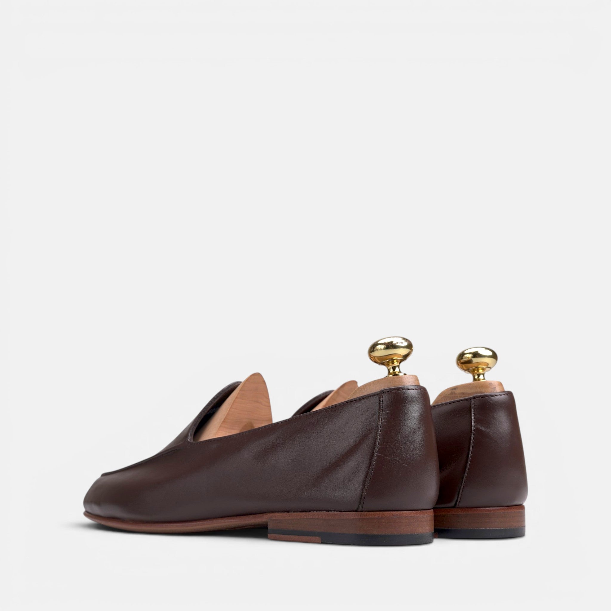 Volzak 5609 Ballerine en cuir Marron