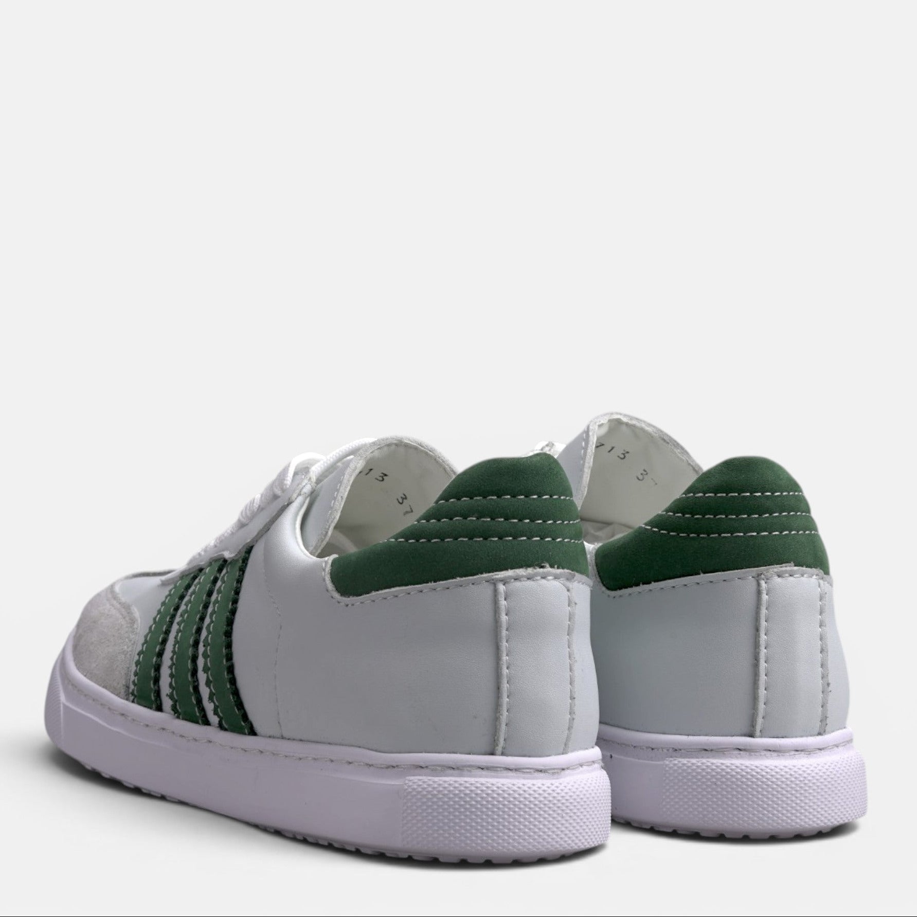 Volzak 2037 Black Leather Sneakers