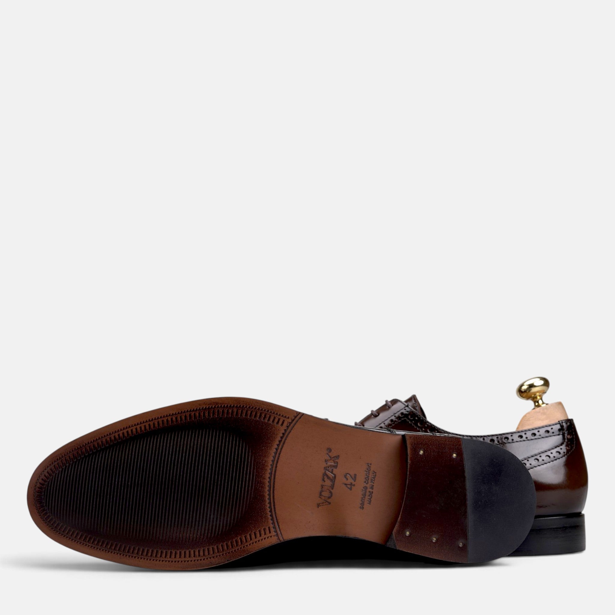 Volzak 5615 chaussure en cuir Démasquable Marron