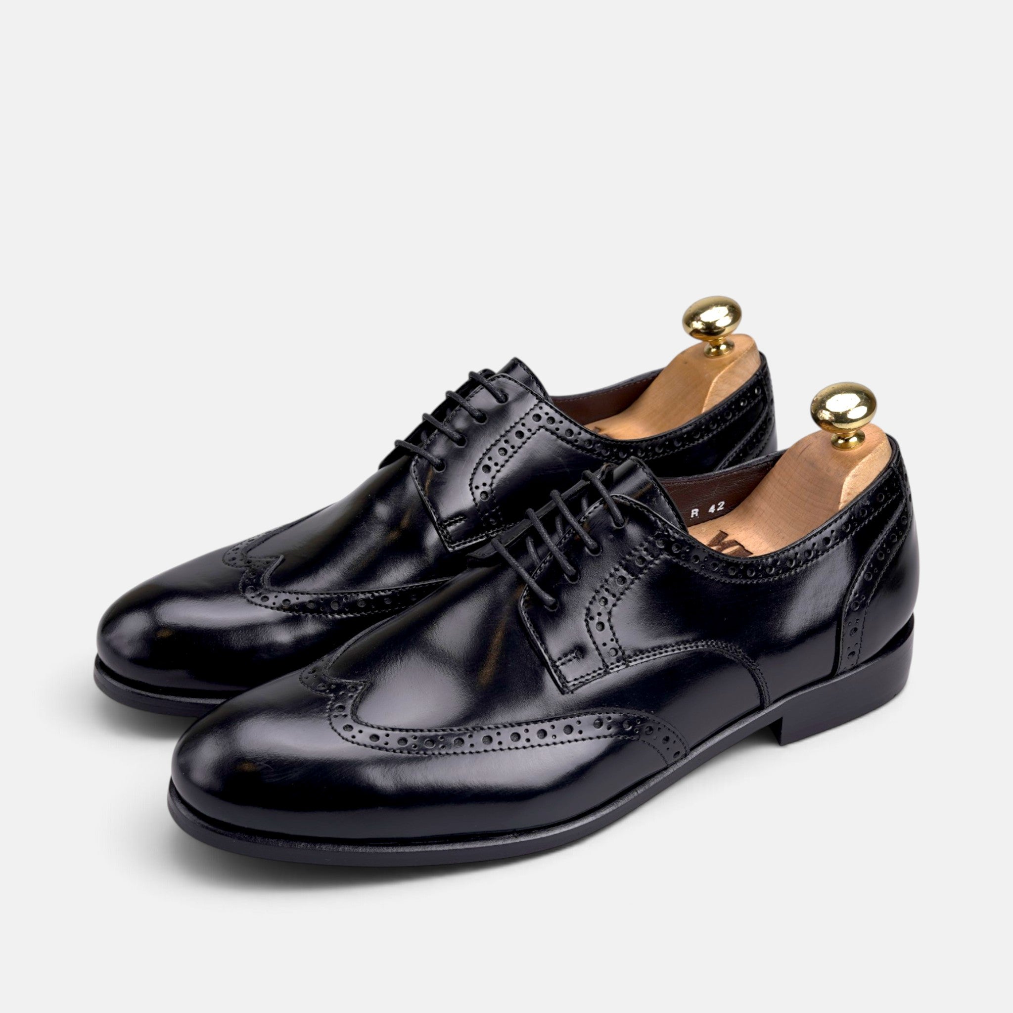 Volzak 5615 chaussure en cuir Démasquable Noir