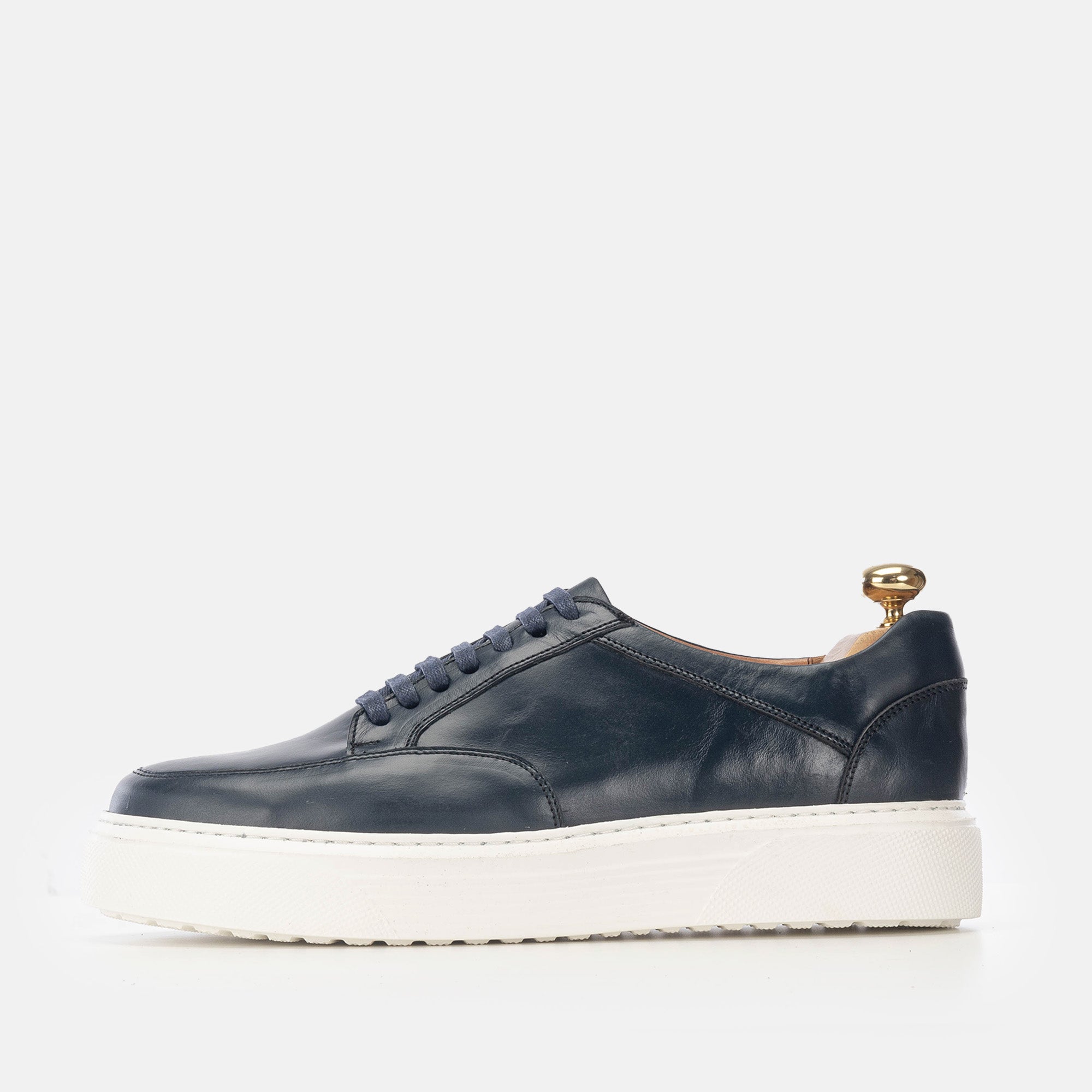 Volzak 5230 Basket en cuir bleu