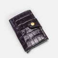Volzak 080 Portefeuille En Cuir Marron Croco