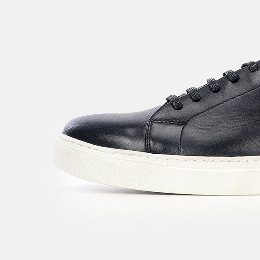 Volzak 5334 basket en cuir Noir