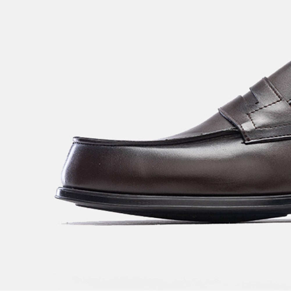 Volzak 5157 Mocassin penny en cuir Marron