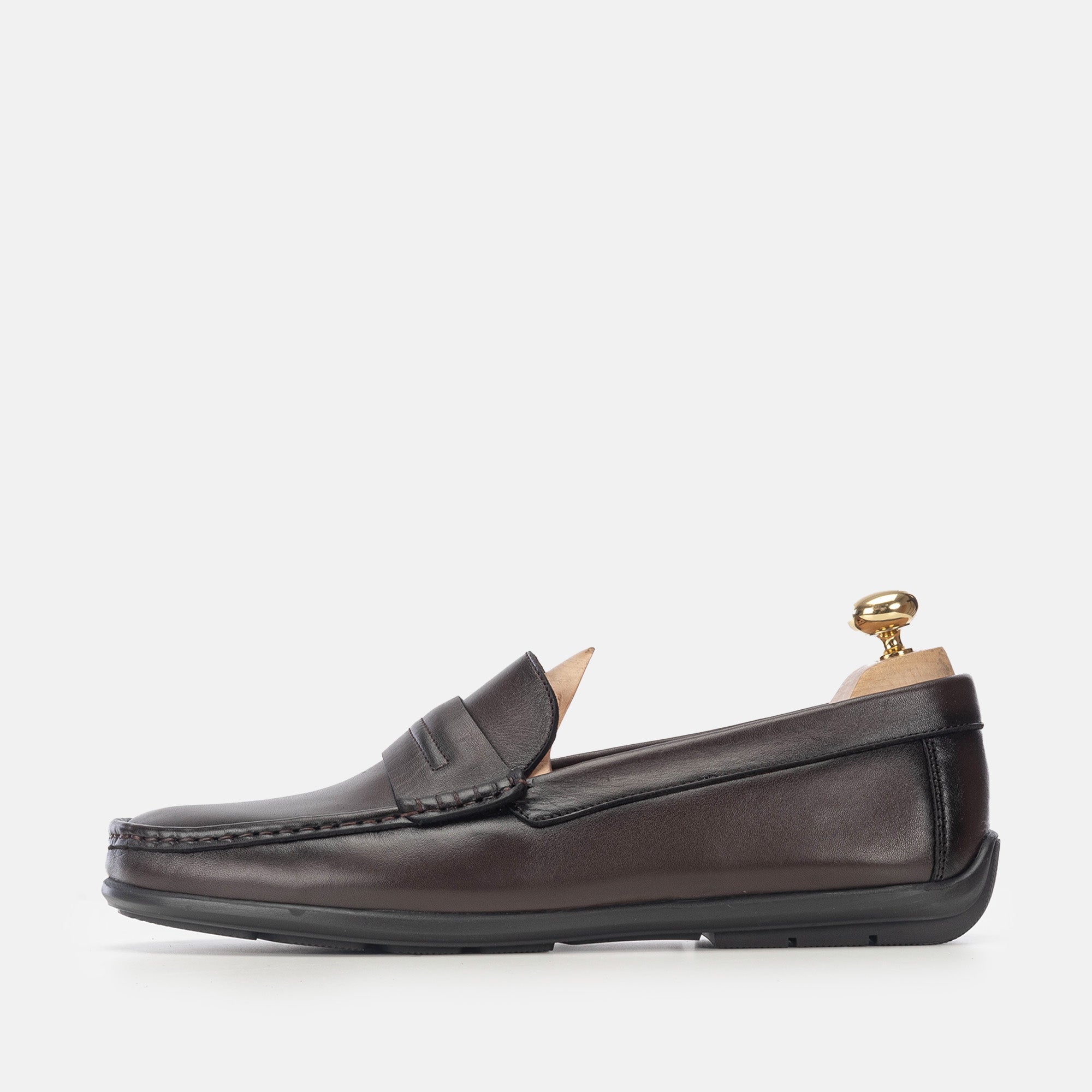 Volzak 6309 Mocassin en cuir marron