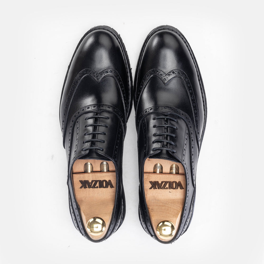 Volzak 5166 chaussure cuir noir