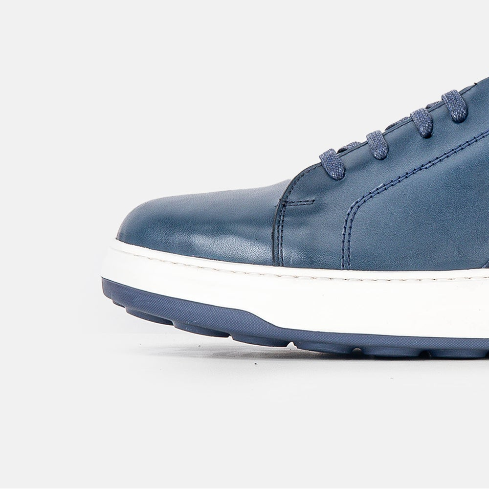 Volzak 6092 basket en cuir Bleu
