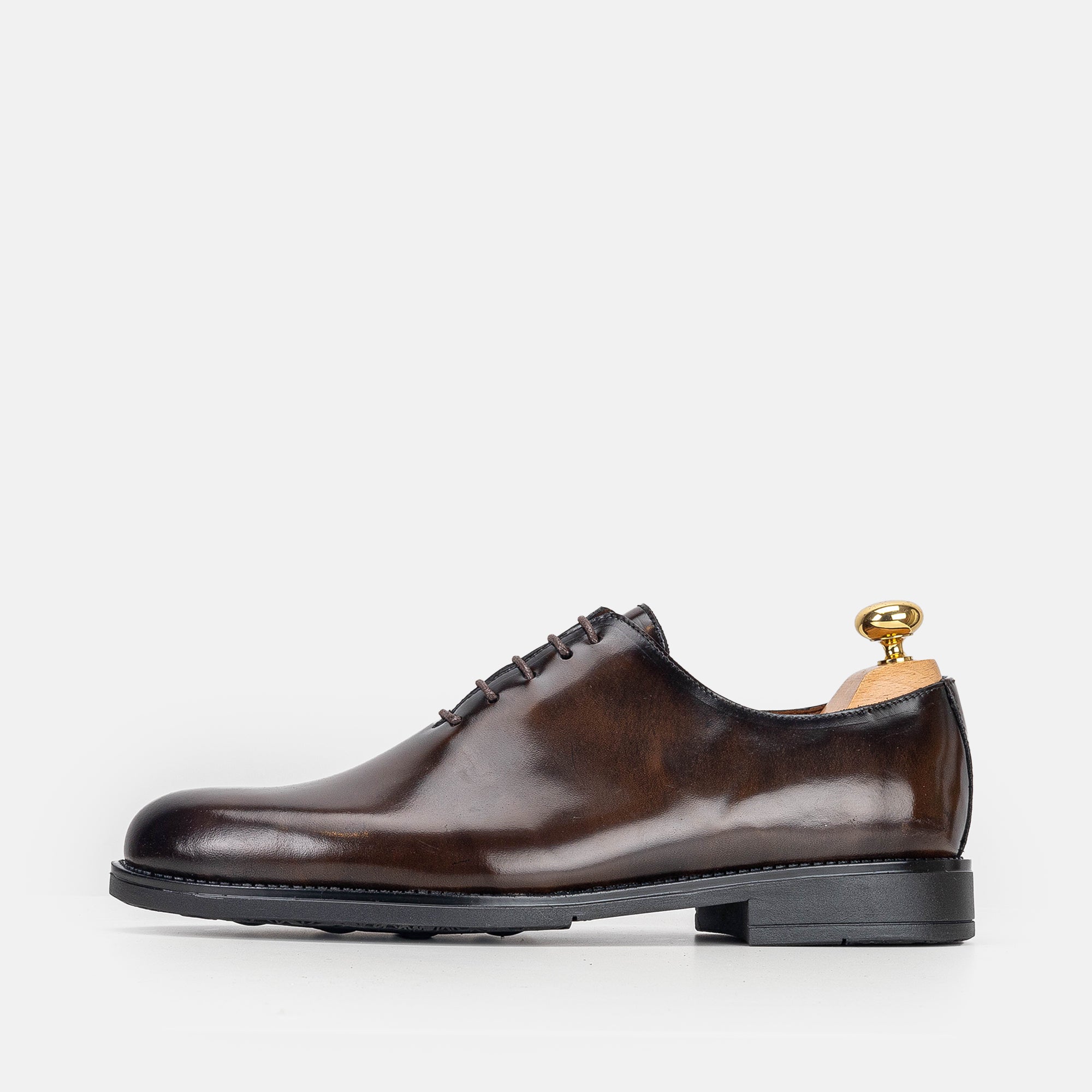 Volzak 5312 chaussure en cuir Démasquable Marron vintage