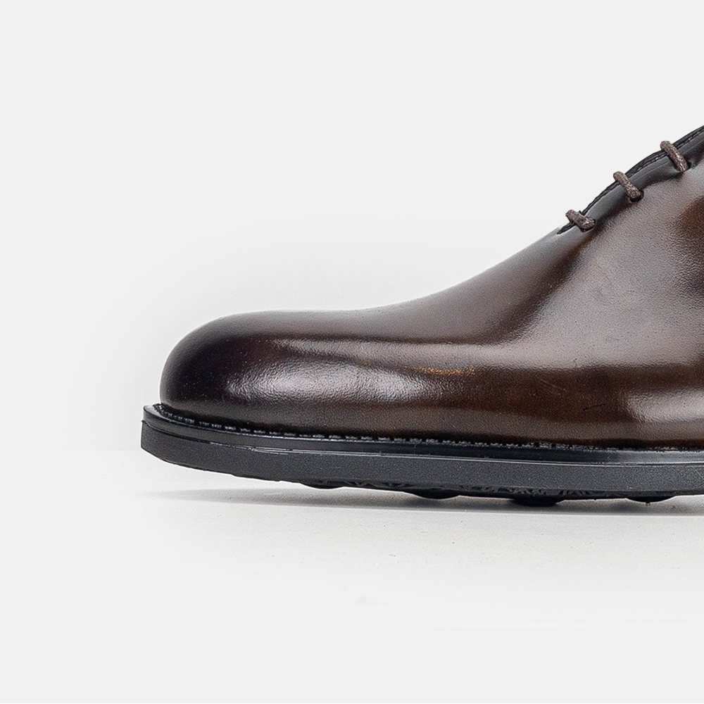 Volzak 5312 chaussure en cuir Démasquable Marron vintage