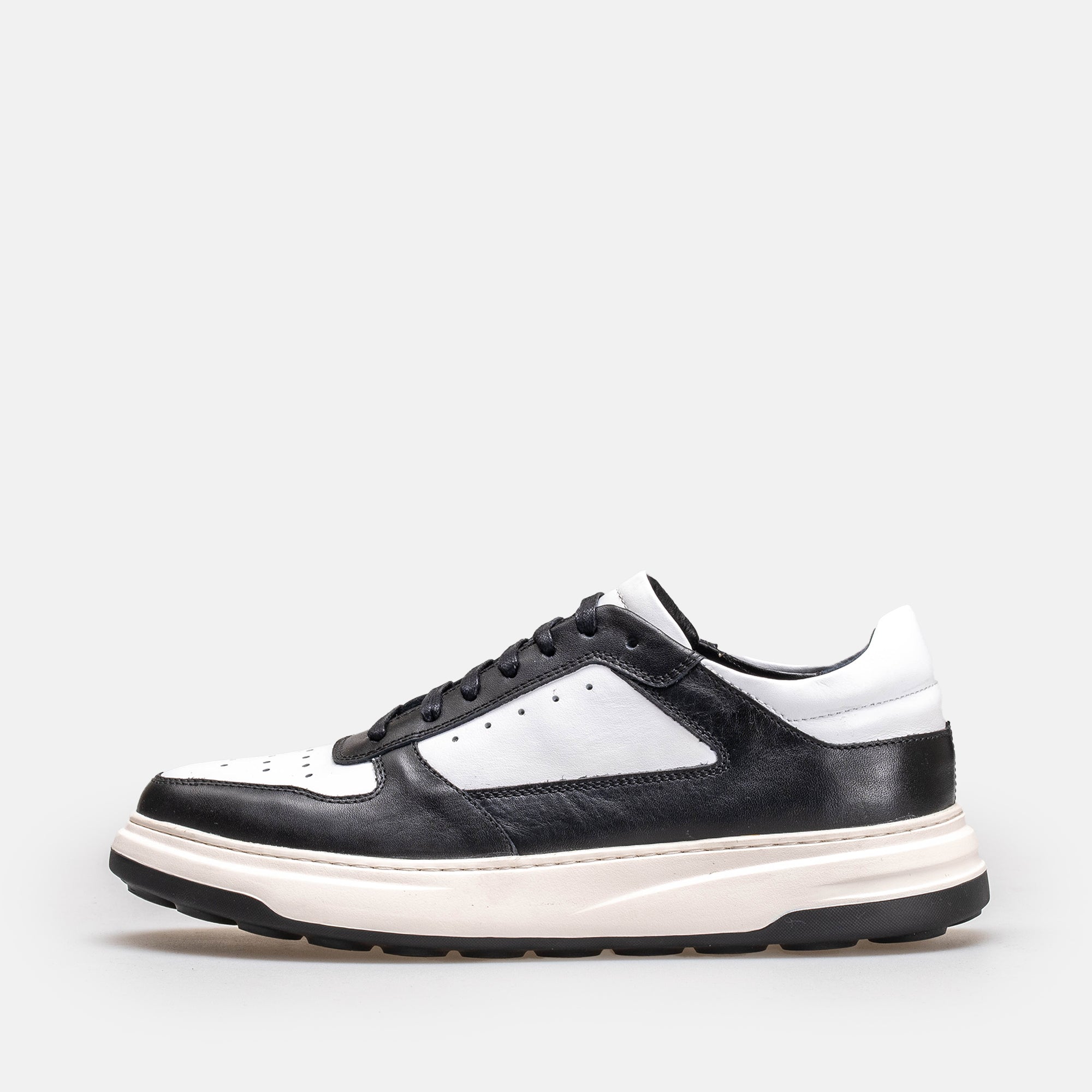 Volzak 6095 basket en cuir Noir