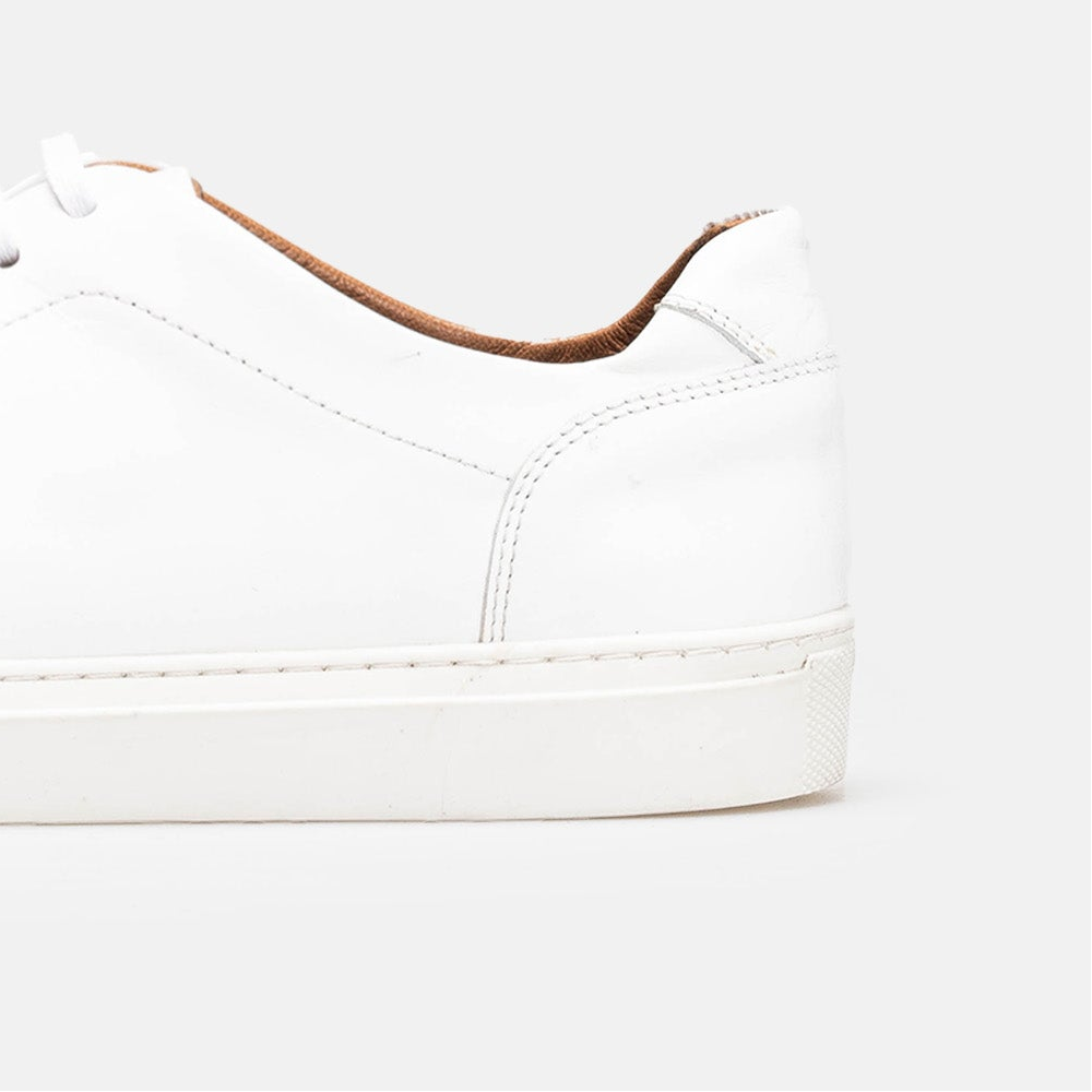 Volzak 5334 basket en cuir Blanc