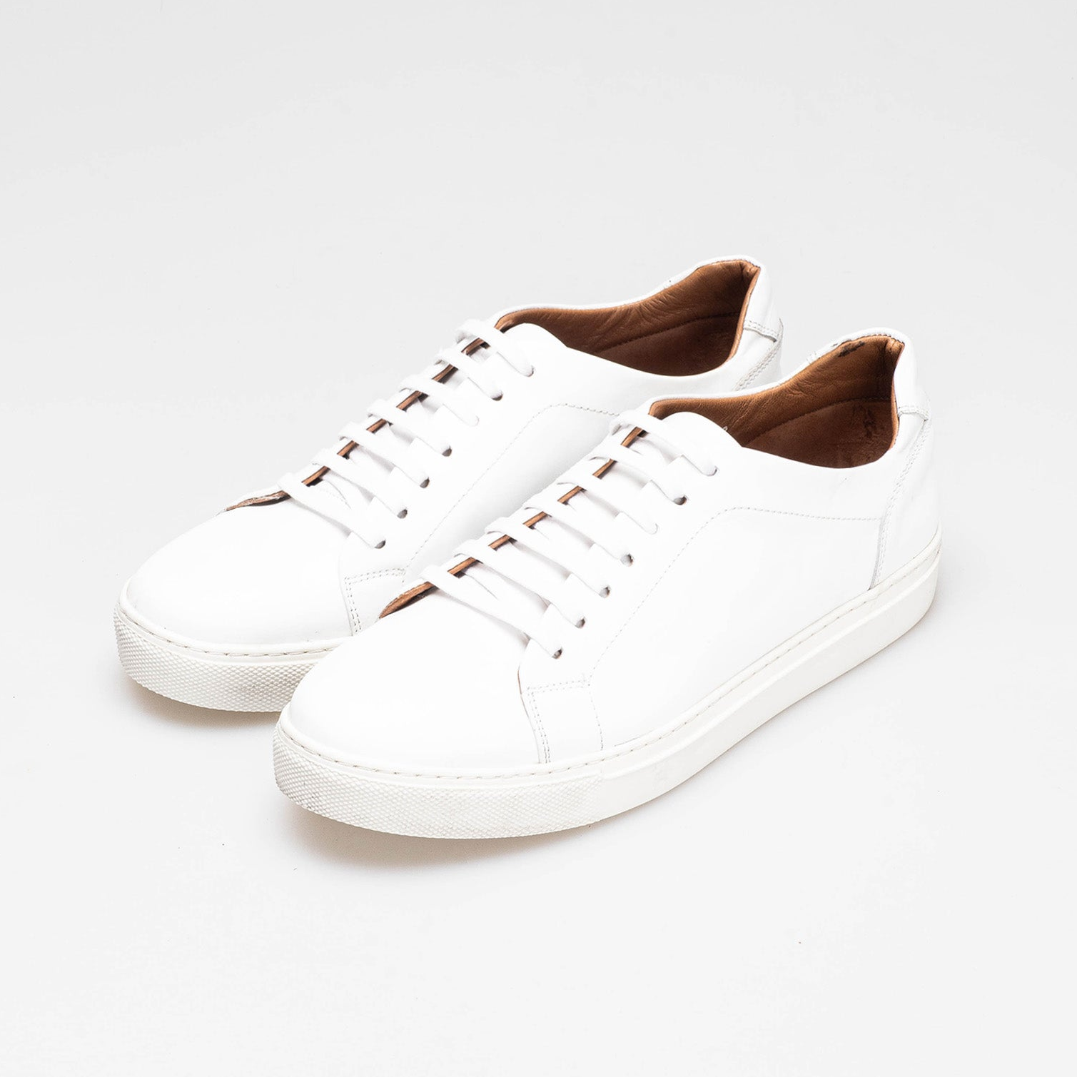 Volzak 5334 basket en cuir Blanc