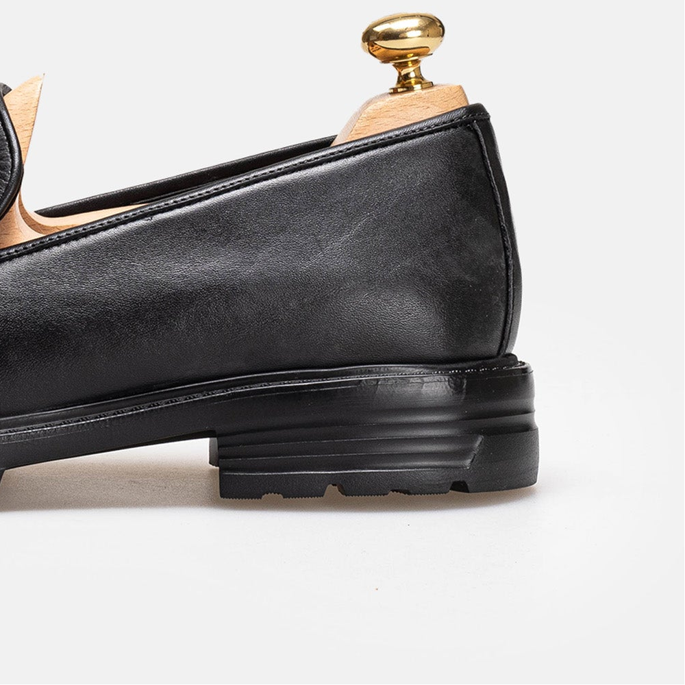 Volzak 2149 leather shoe Black
