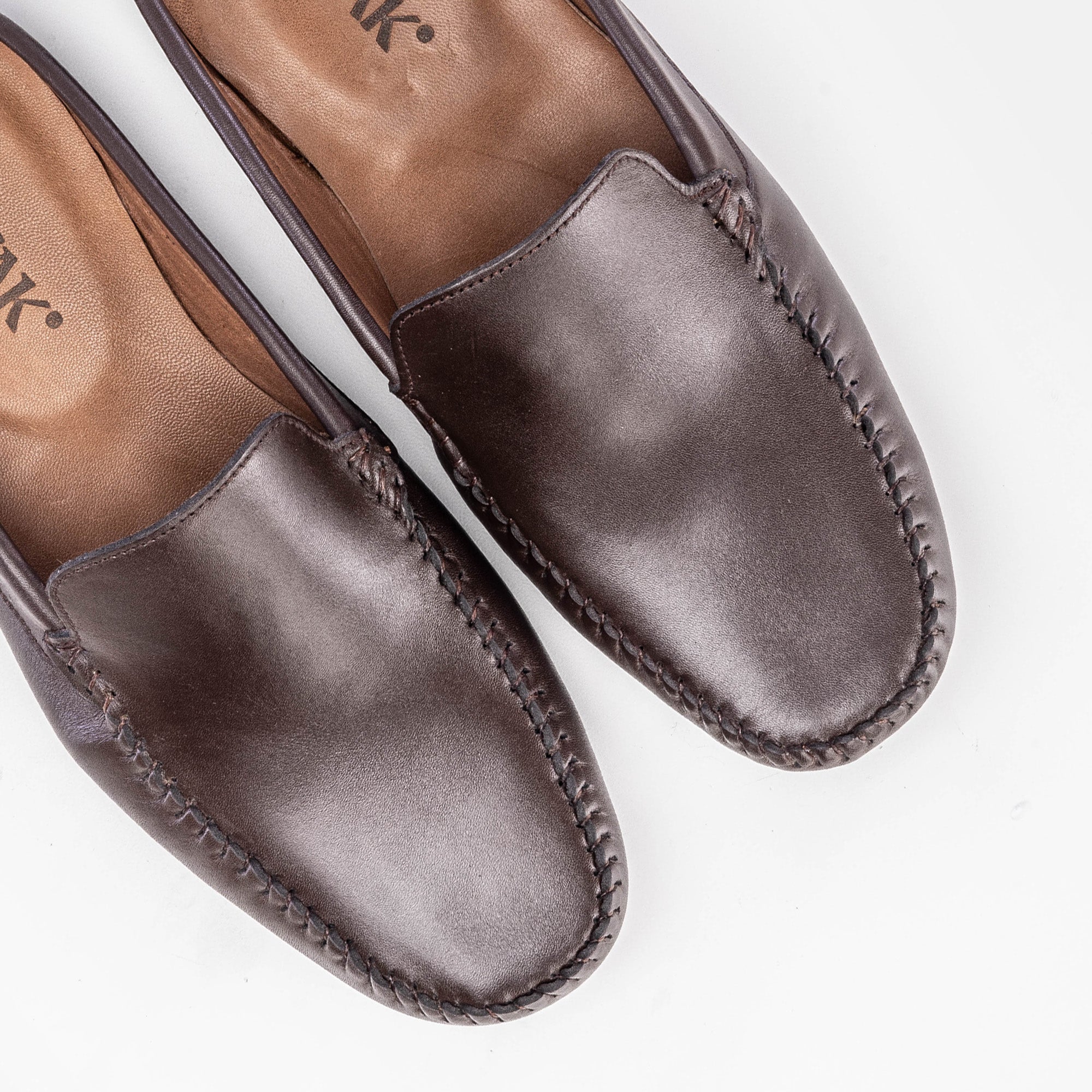Volzak 5176 Mule en cuir marron