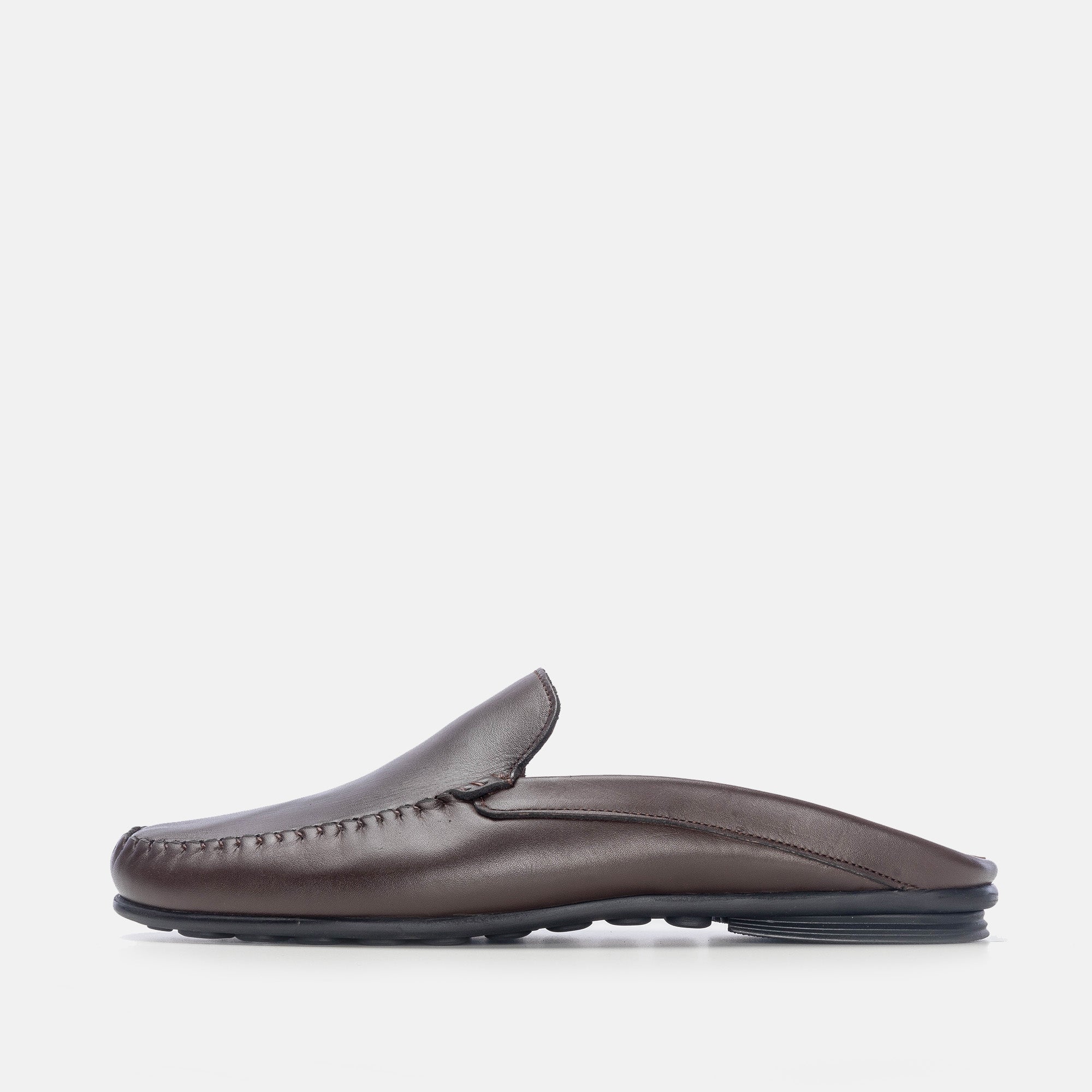 Volzak 5176 Mule en cuir marron