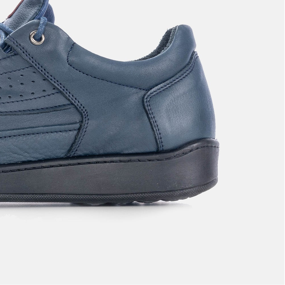 ''''721 chaussure en cuir Bleu