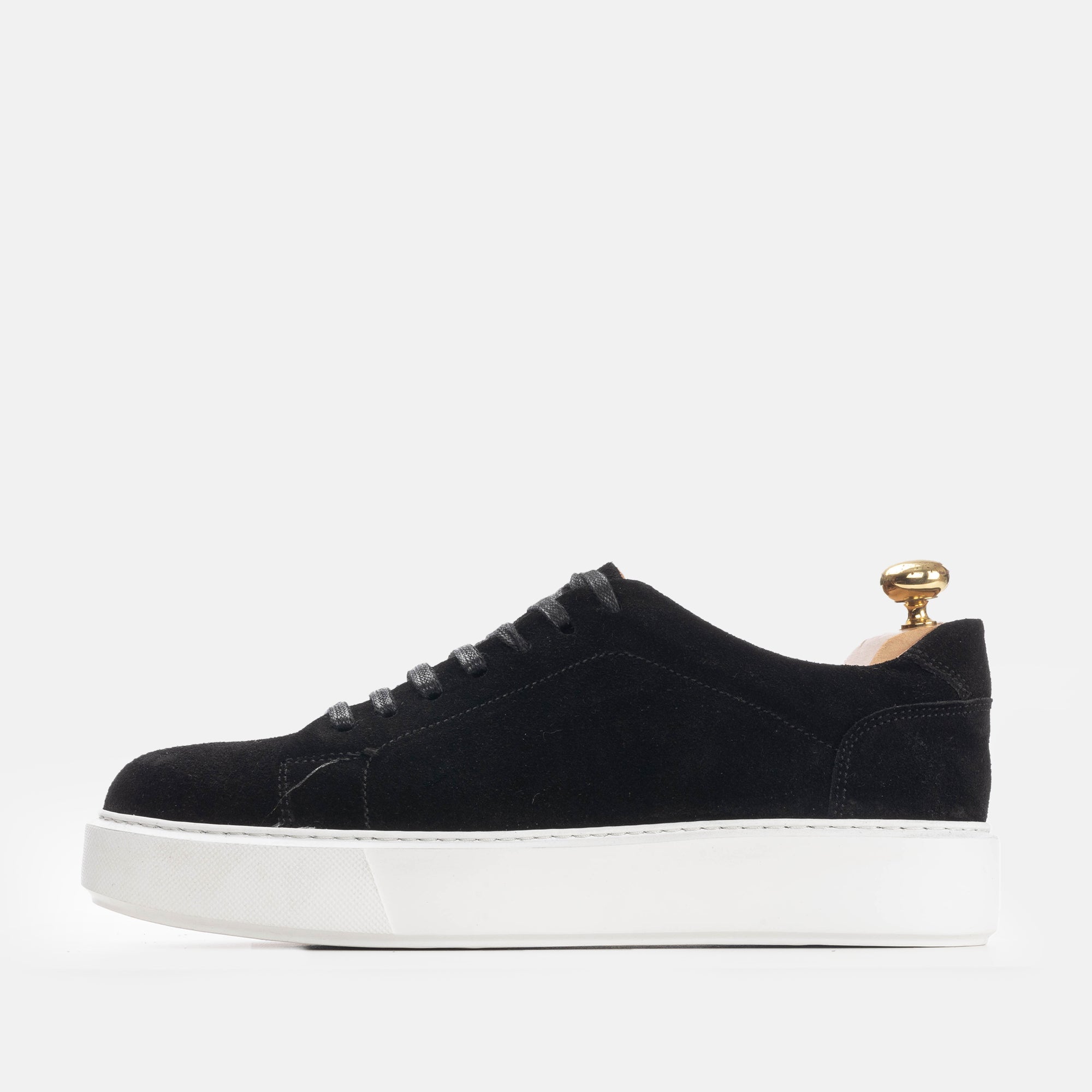 Volzak 5177 basket en daim noir