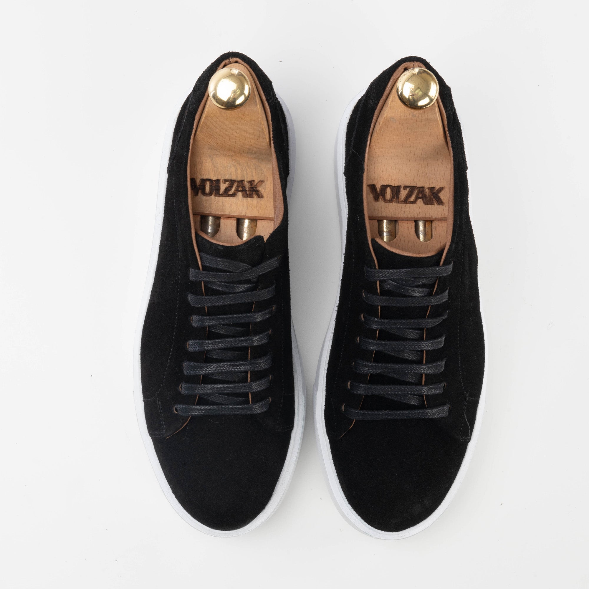 Volzak 5177 basket en daim noir