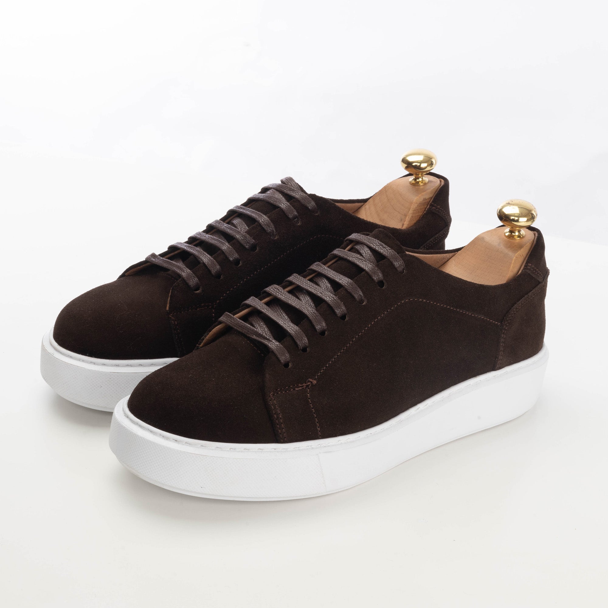 Volzak 5177 basket en daim marron