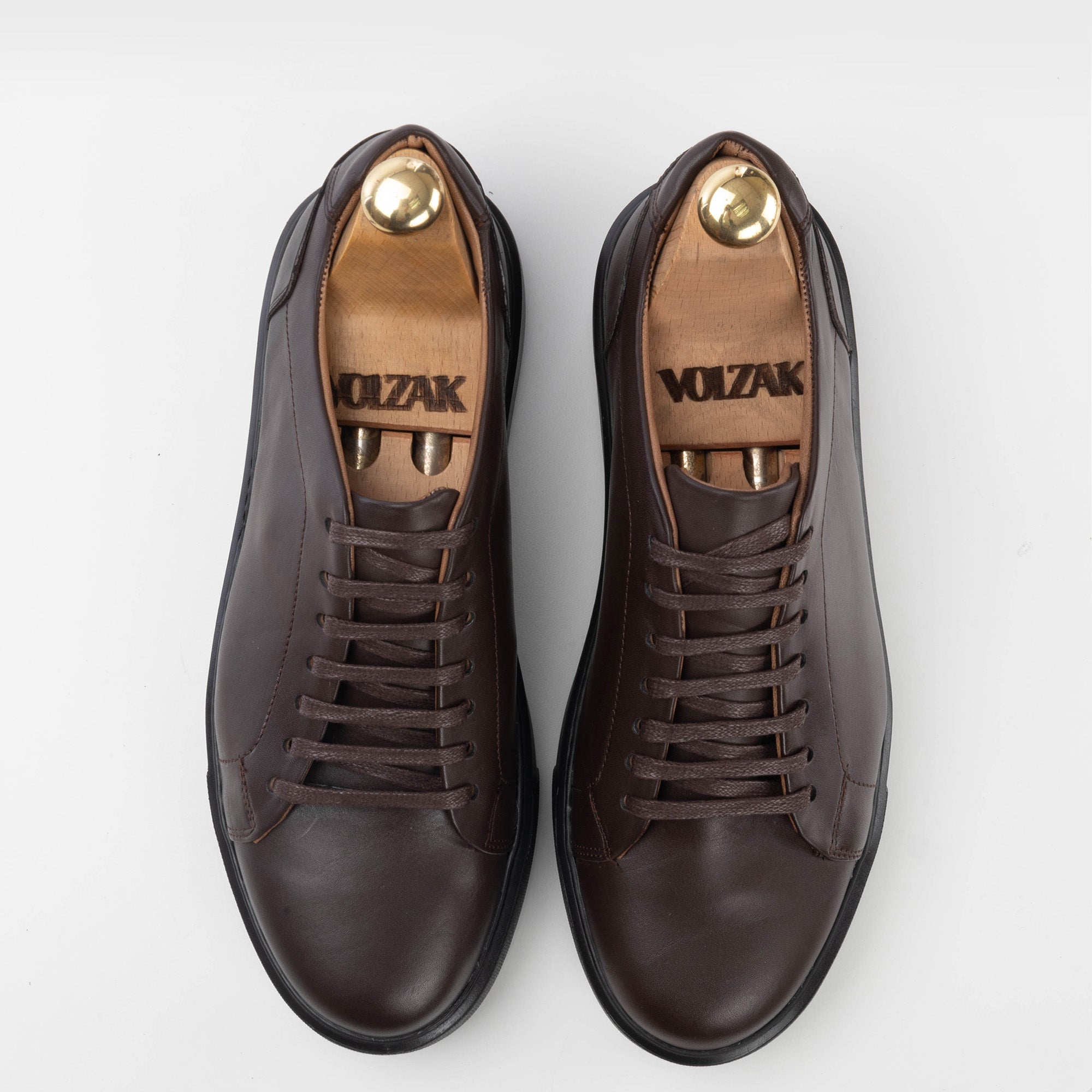 Volzak 5177 S brown leather sneaker