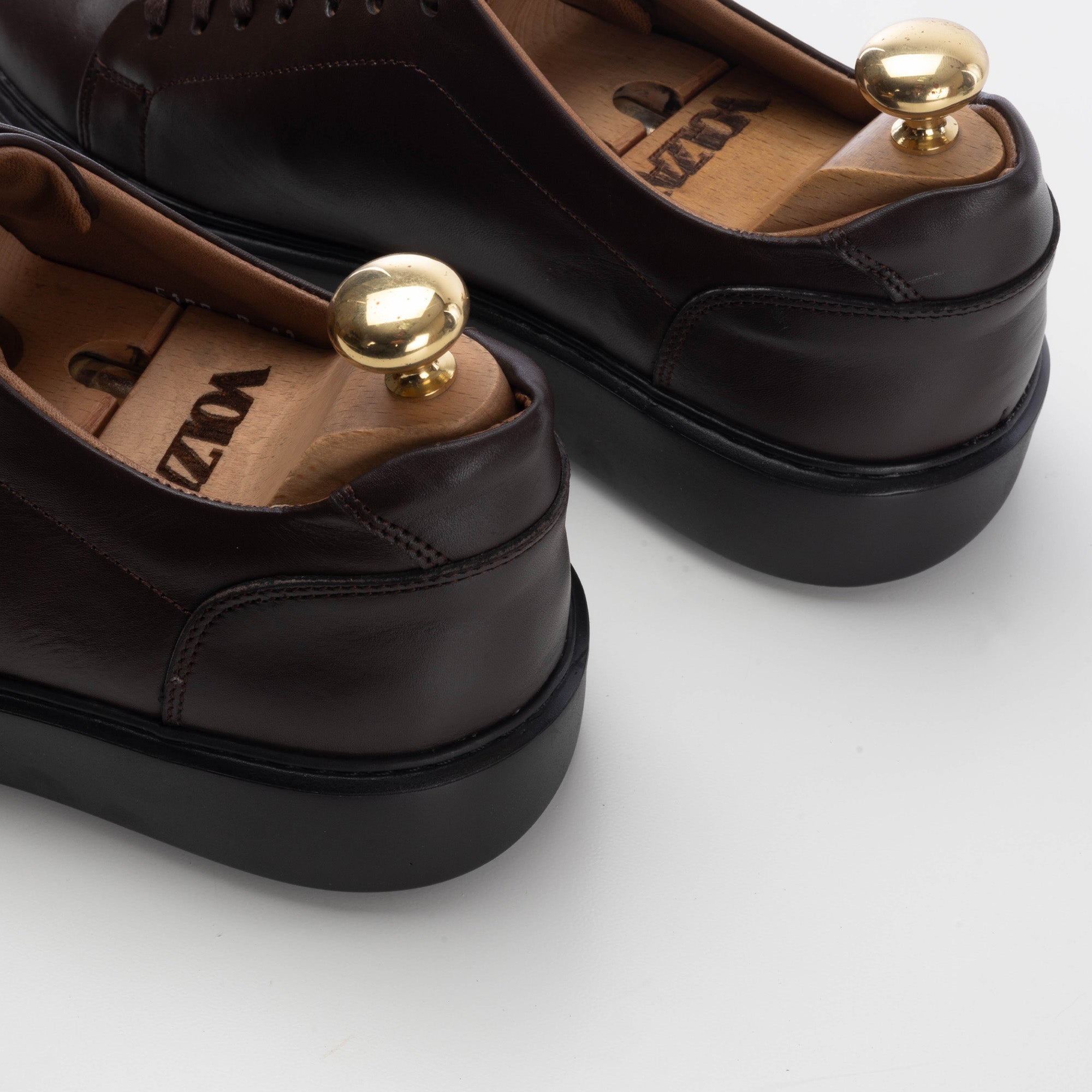 Volzak 5177 S brown leather sneaker