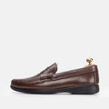 Volzak 5205 Mocassin en cuir marron