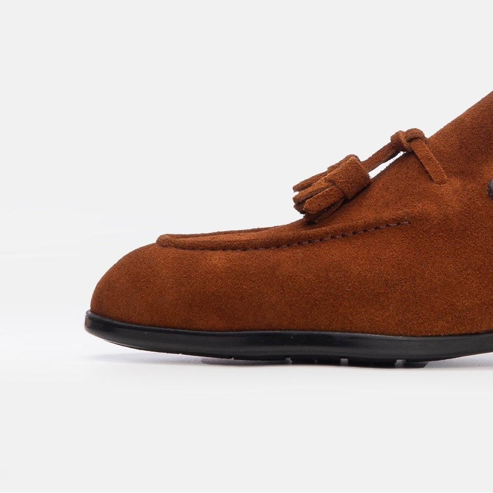 Volzak 5208 chaussure en daim camel