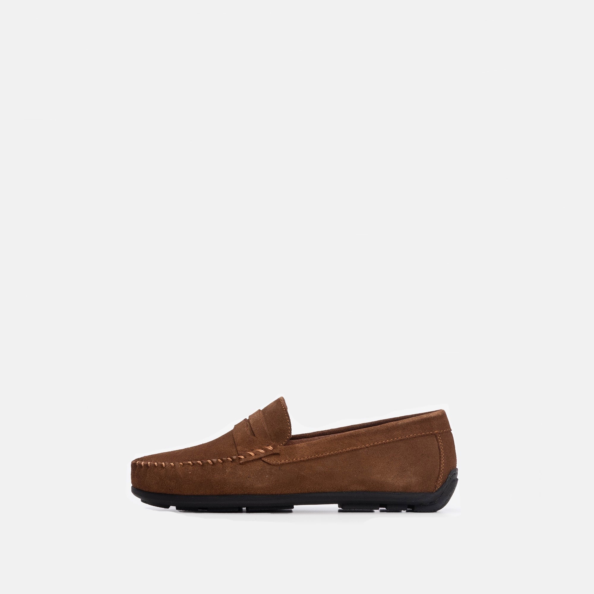 Volzak 01 Mocassin enfant en daim Marron