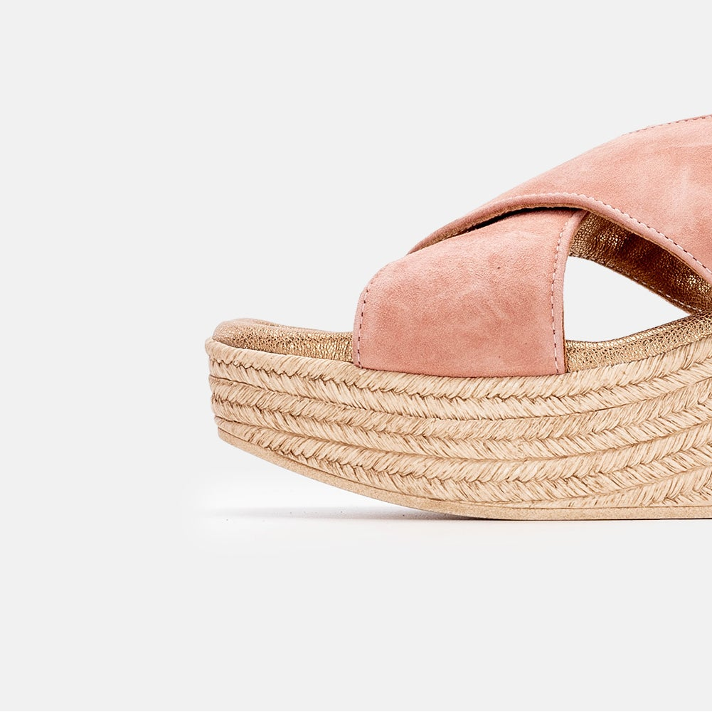 Volzak 968 Suede sandal Pink