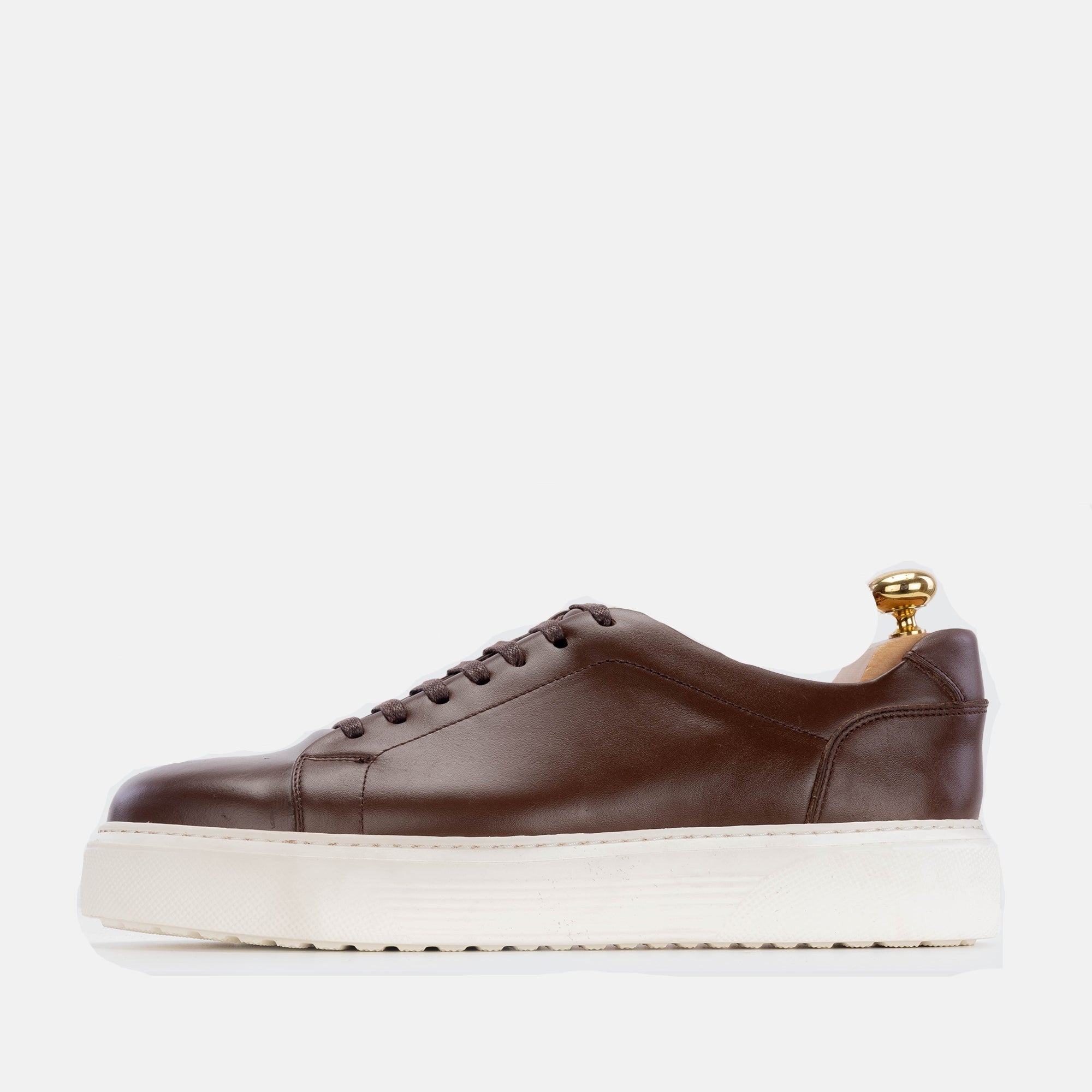 Volzak 5214 basket en cuir marron
