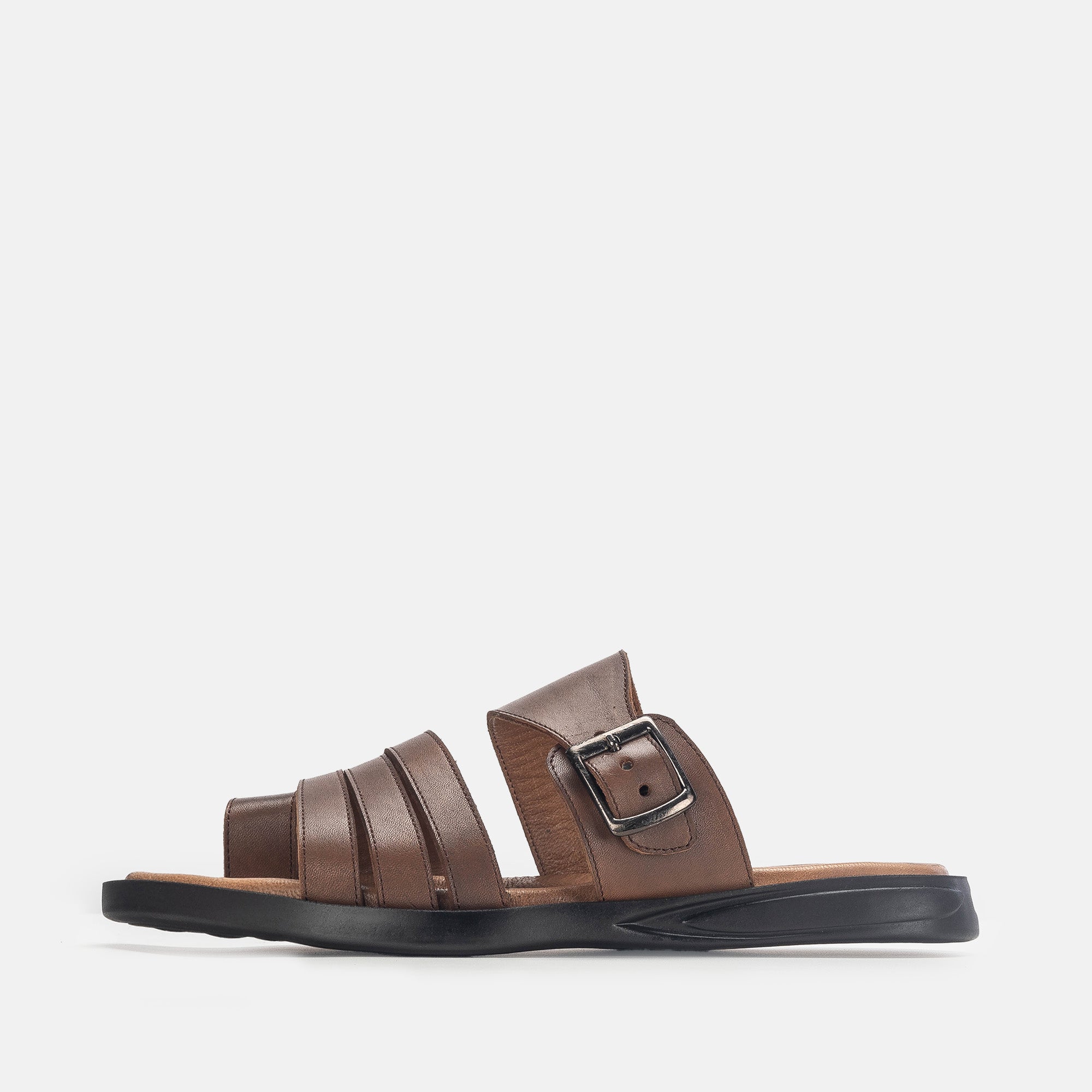 Volzak 5135 S Sandale en cuir marron vintage