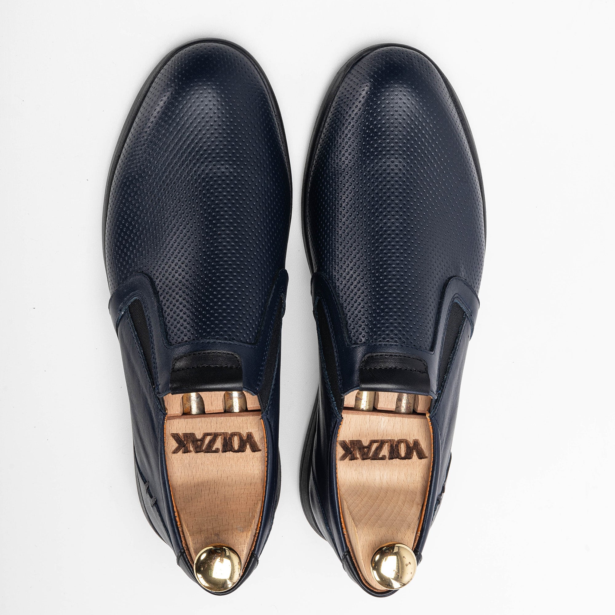 Volzak 2035 Chaussure en cuir Bleu