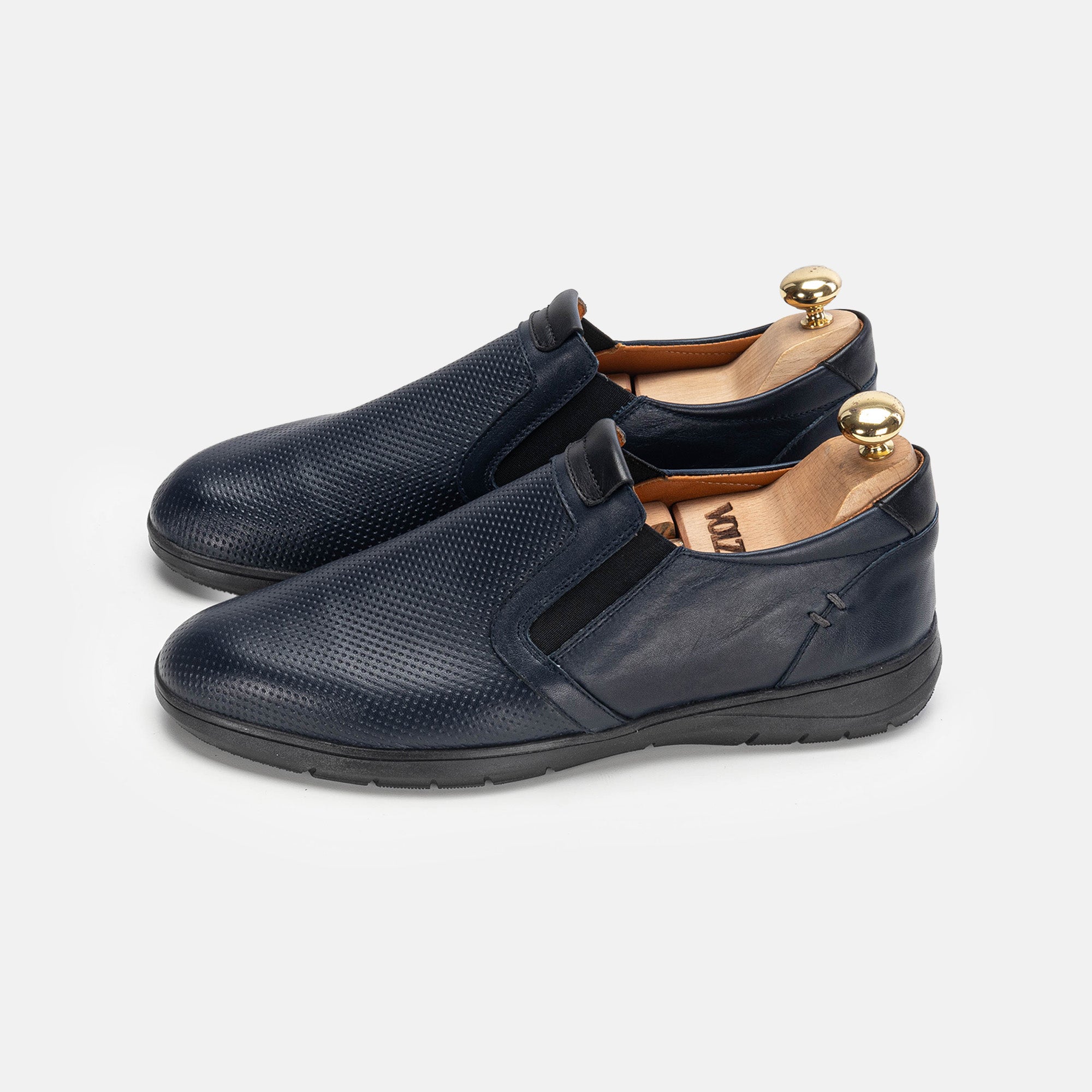 Volzak 2035 Chaussure en cuir Bleu