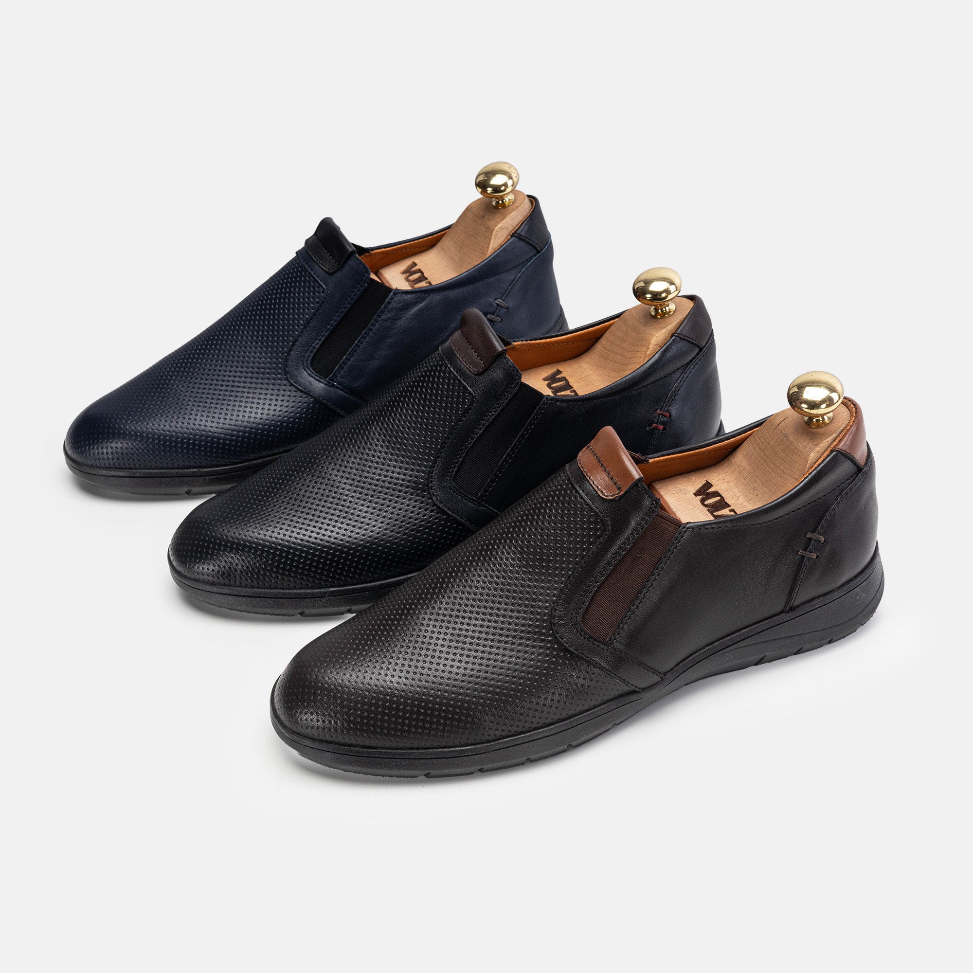 Volzak 2035 Brown Leather Shoe