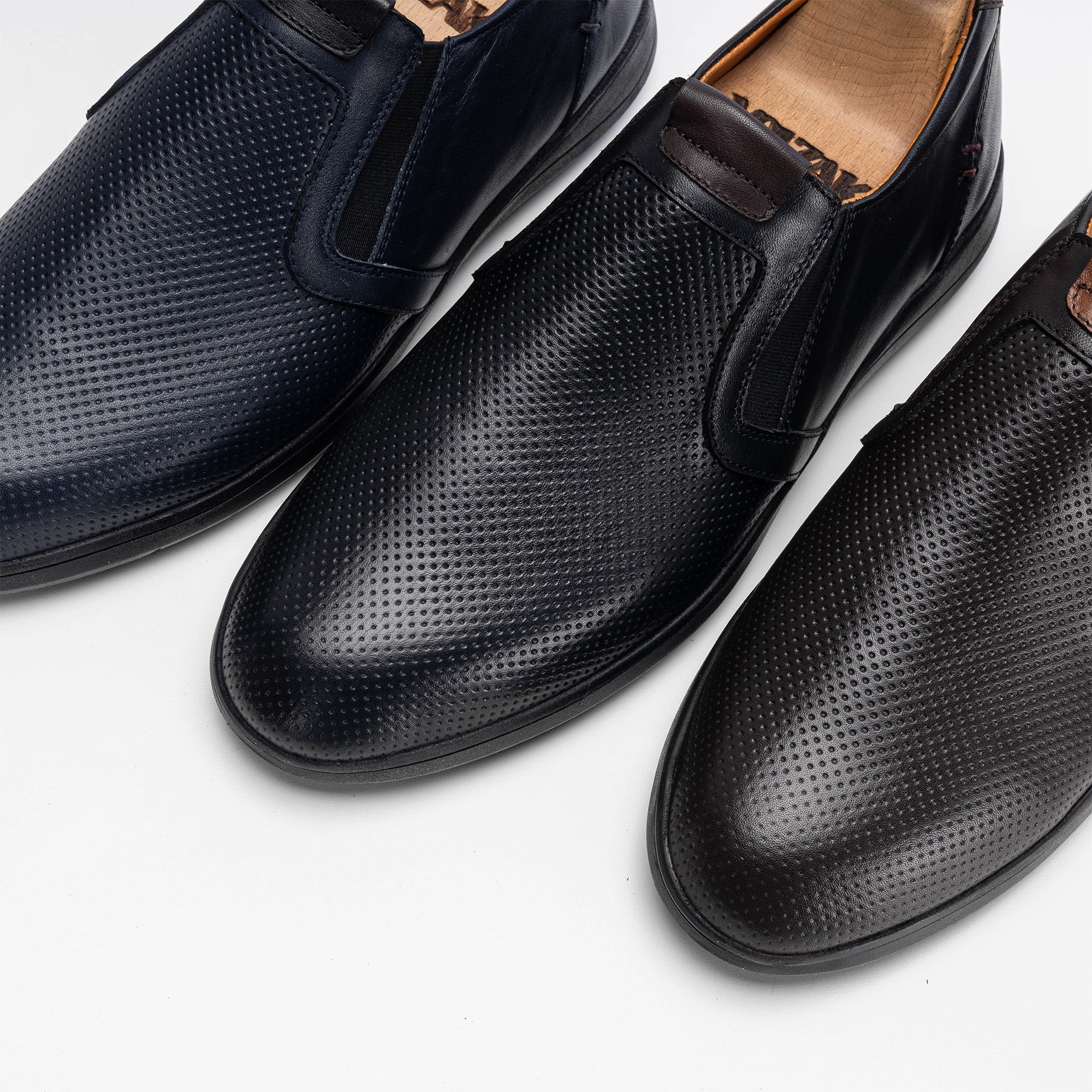 Volzak 2035 Chaussure en cuir Bleu