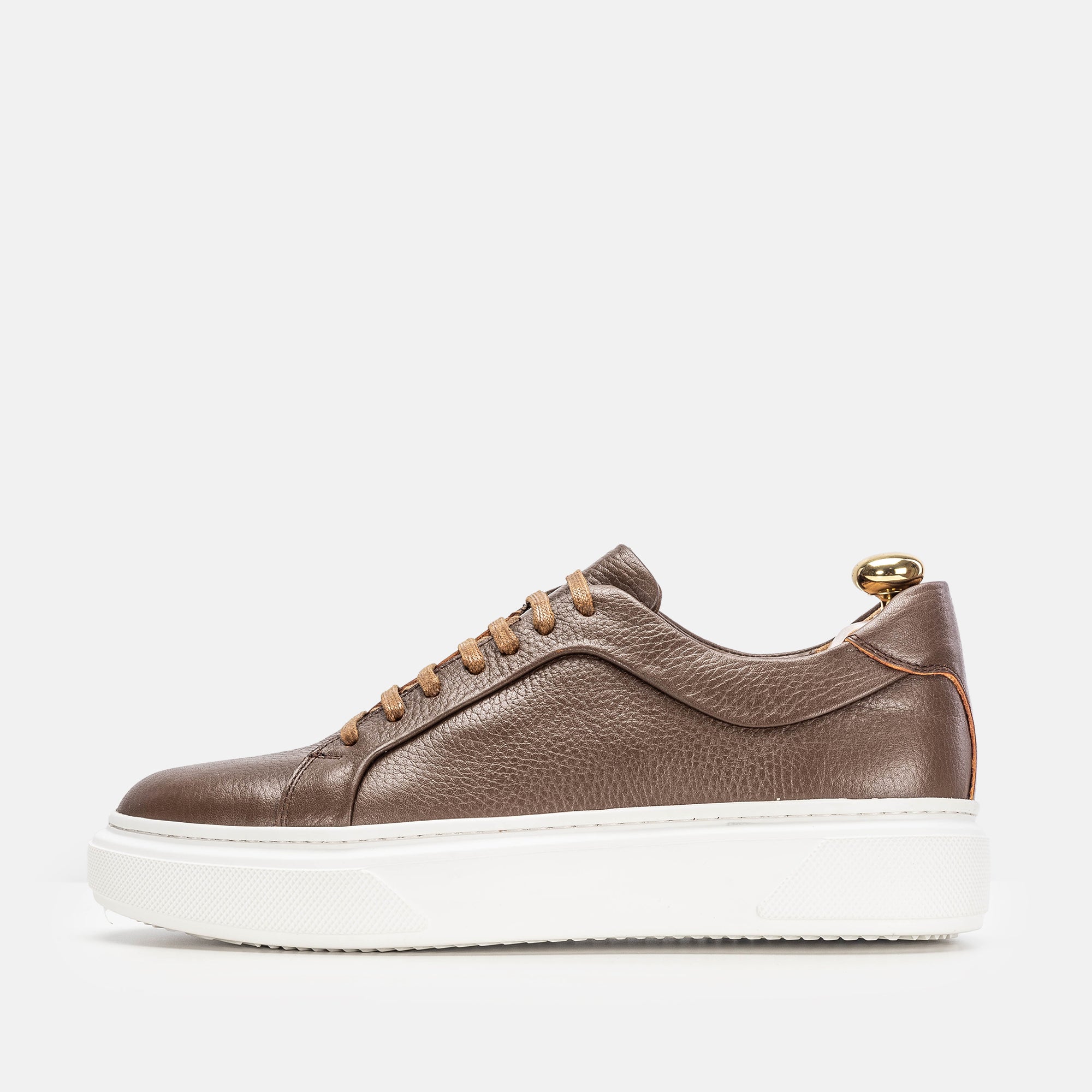 Volzak 400 Basket en cuir Marron