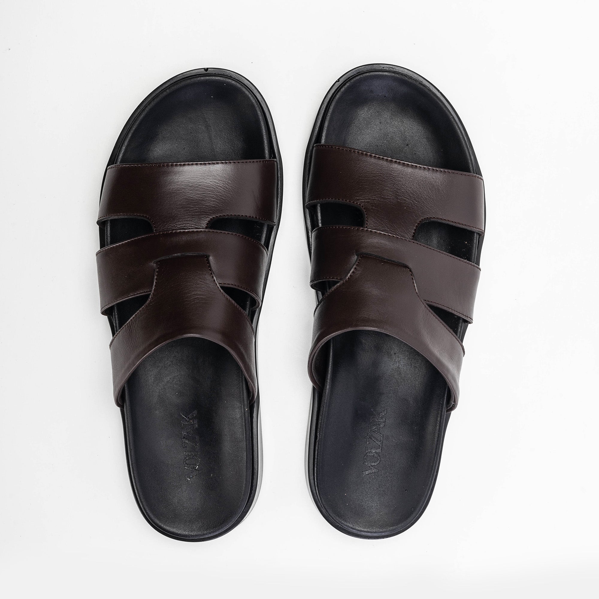 Volzak 5220 Sandale en cuir marron