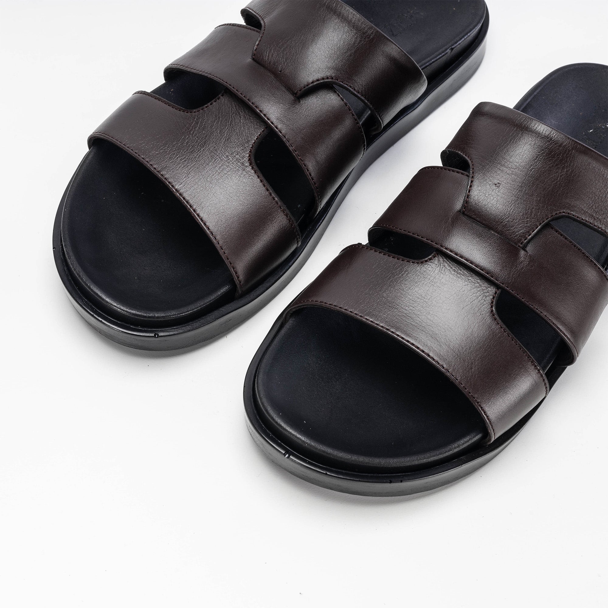 Volzak 5220 Sandale en cuir marron