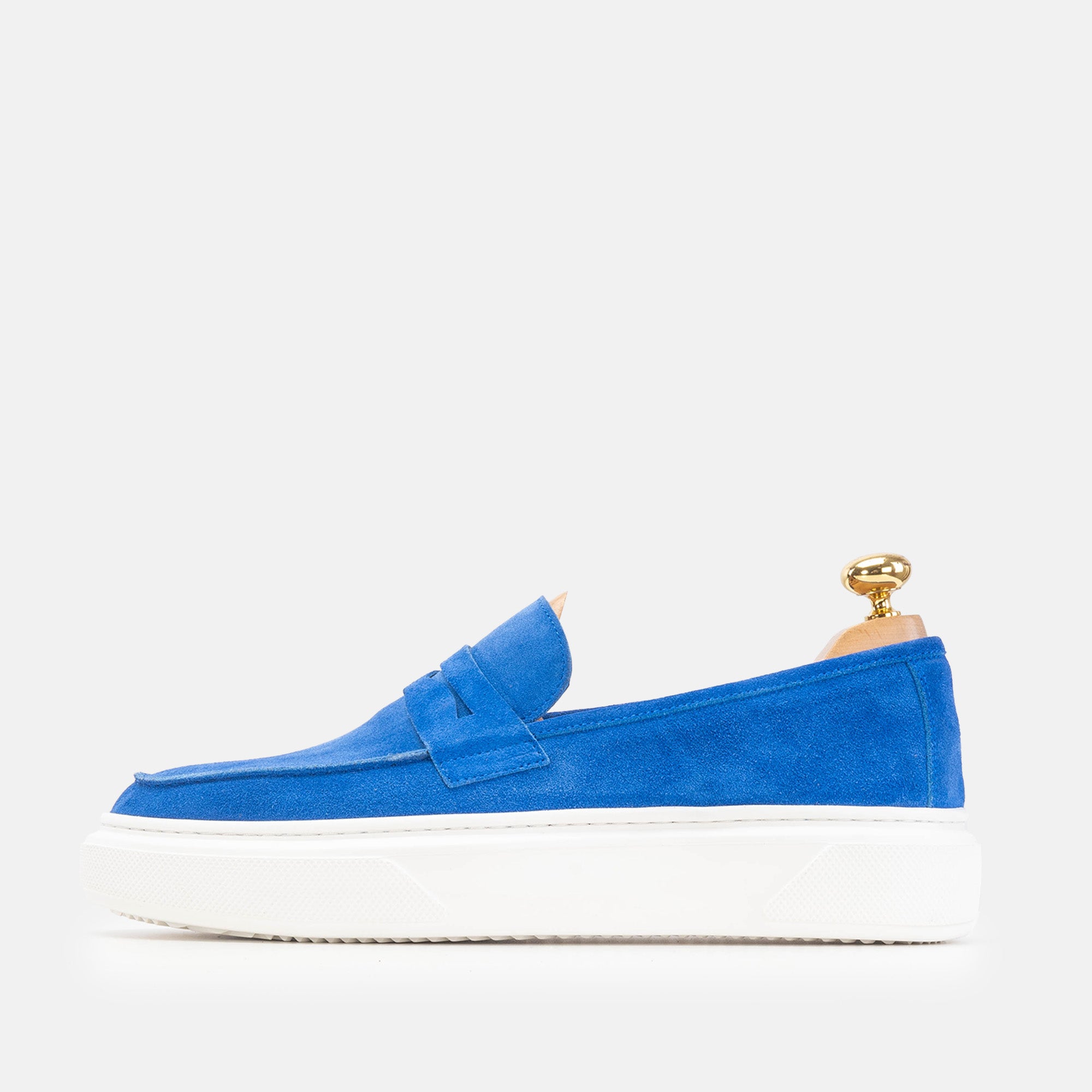 Volzak 300 Basket en daim Bleu ciel