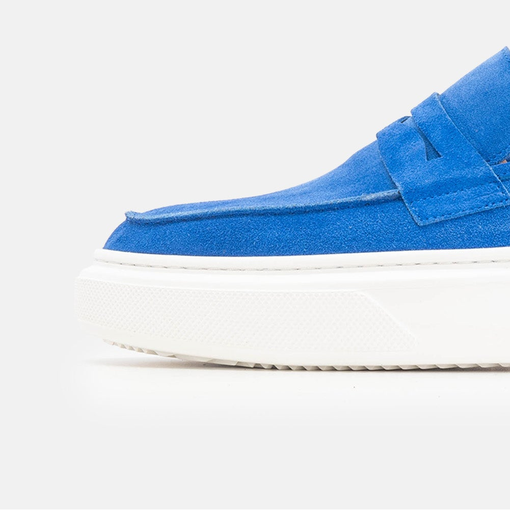 Volzak 300 Basket en daim Bleu ciel