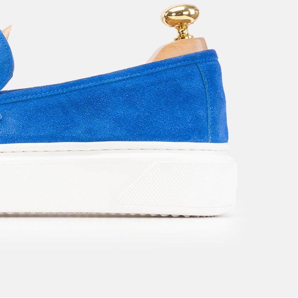 Volzak 300 Basket en daim Bleu ciel