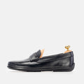 Volzak 5223 Mocassin en cuir noir