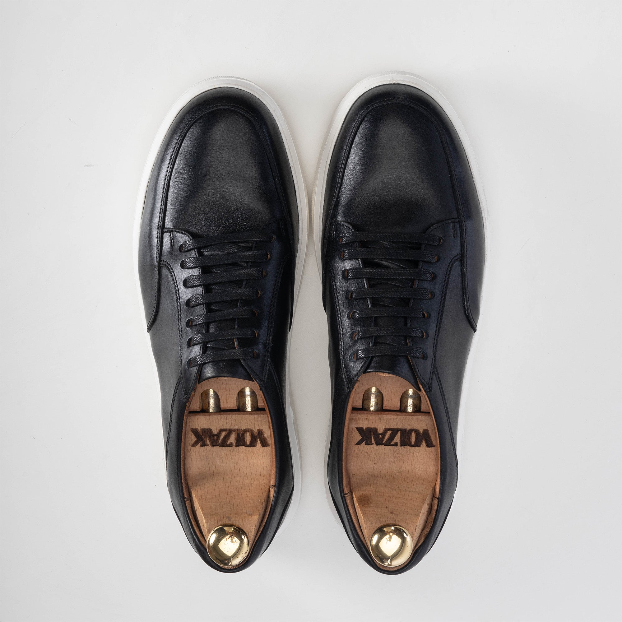 Volzak 5230 Basket en cuir noir