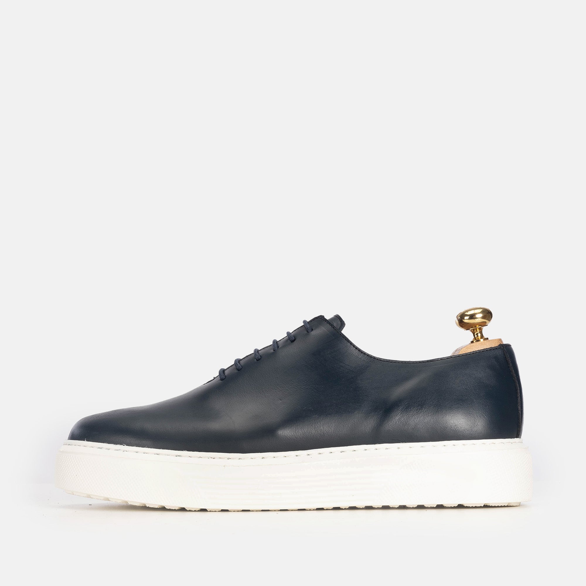 Volzak 5233 Basket en cuir bleu