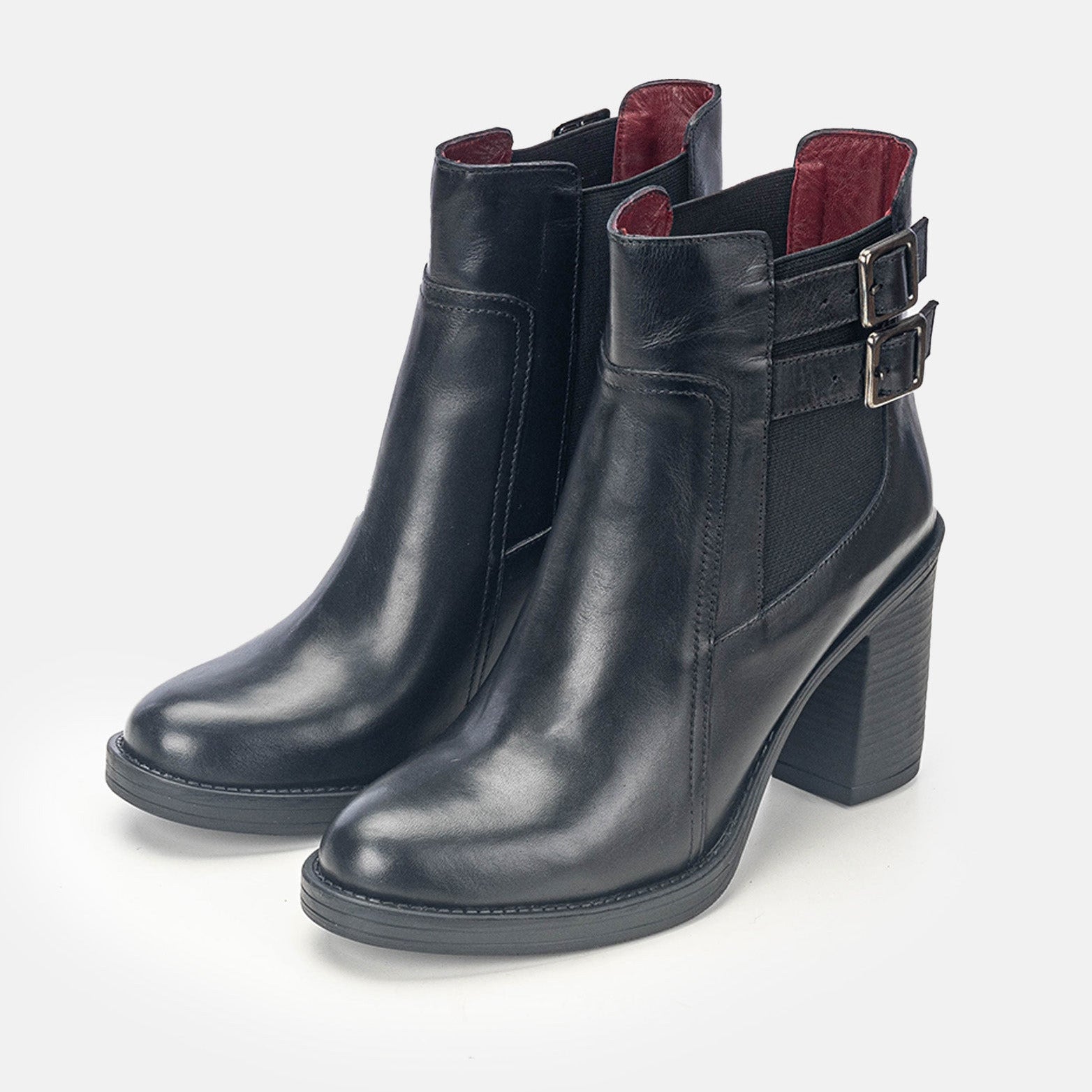 Volzak 2026 Bottine en cuir Noir